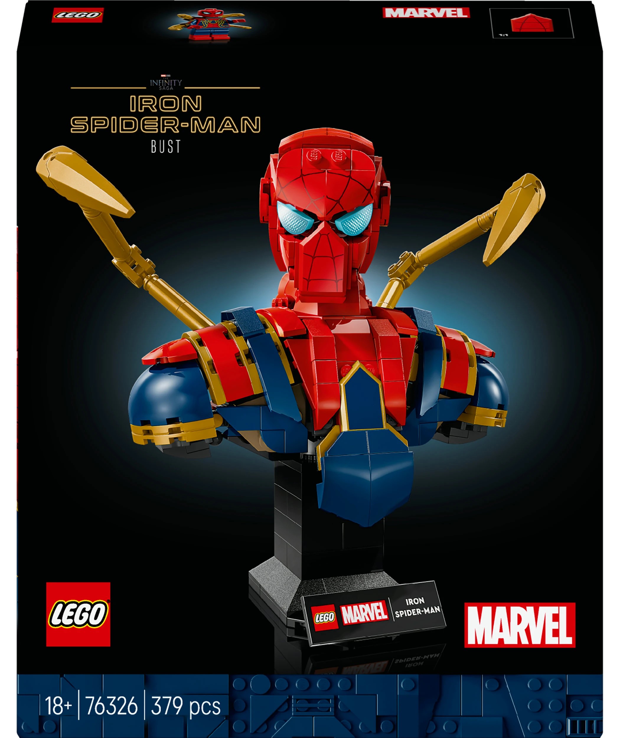 1 LEGO Super Heroes Iron Spider-Man Bust 76326, 1 of 10