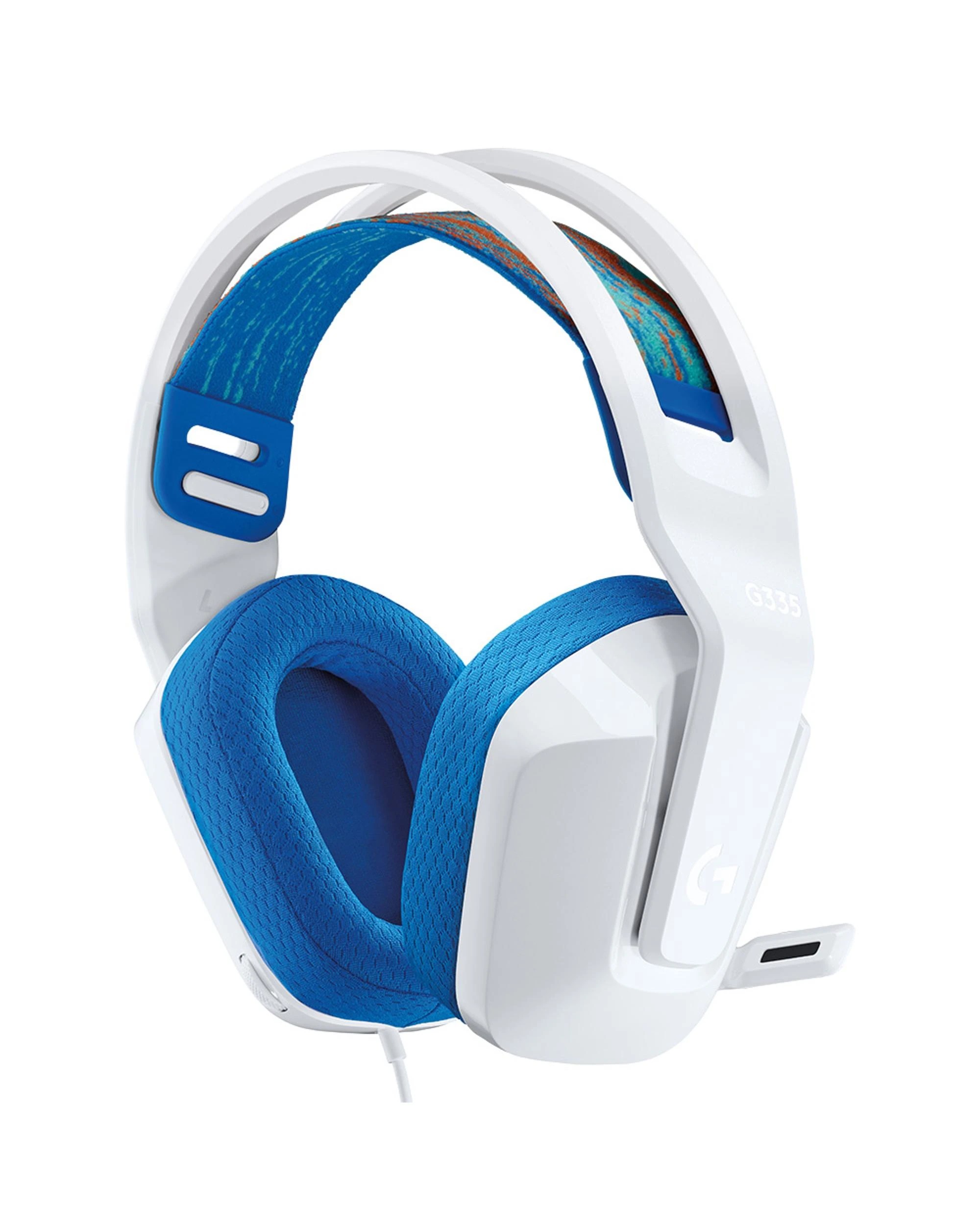 2 Logitech G335 Wired Gaming Headset - White, 2 of 5