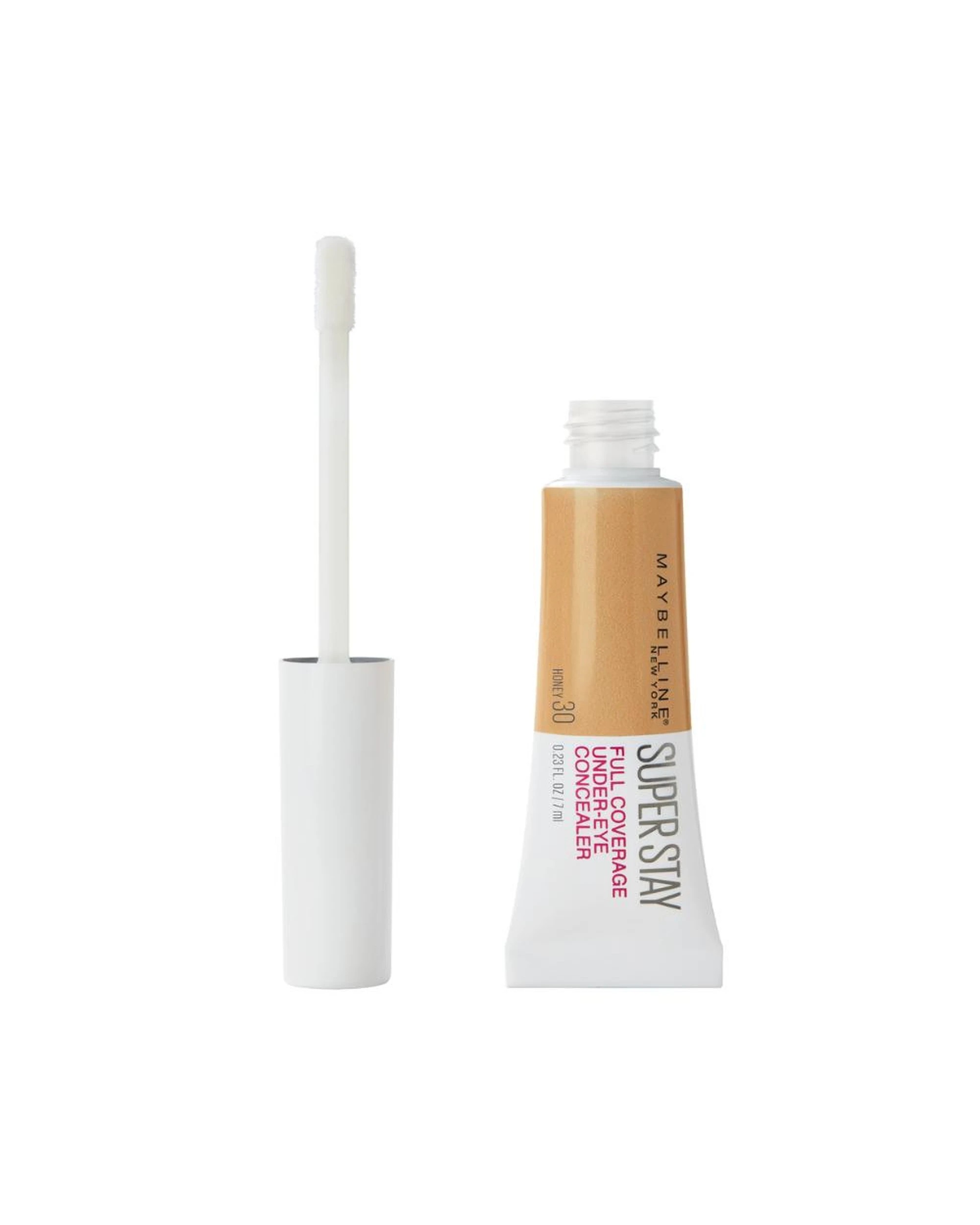 2 3 x Maybelline SuperStay Full Coverage Under Eye Concealer 6mL - 30 Honey - Yellow, 2 of 3
