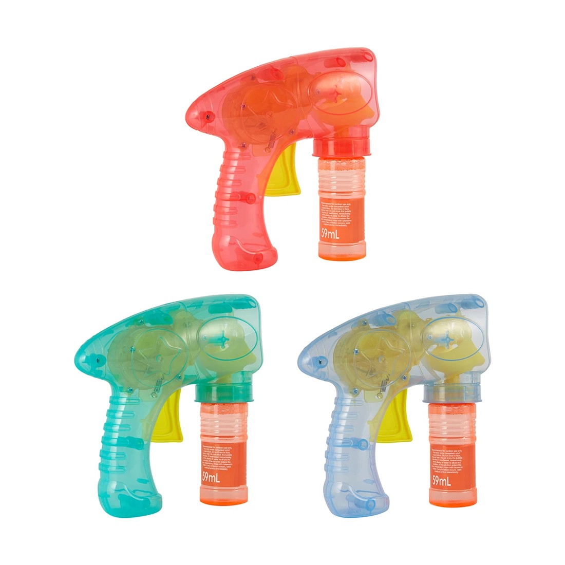 4 Light Up Bubbles Blaster - Assorted, 4 of 10
