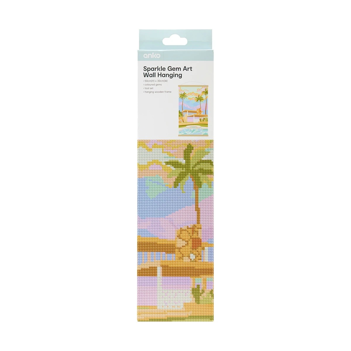 1 Sparkle Gem Art Wall Hanging Kit - House, 1 of 10