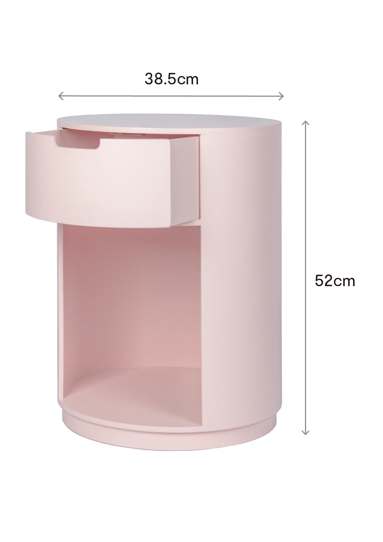 9 Chloe Bedside Table - Pink, 9 of 9