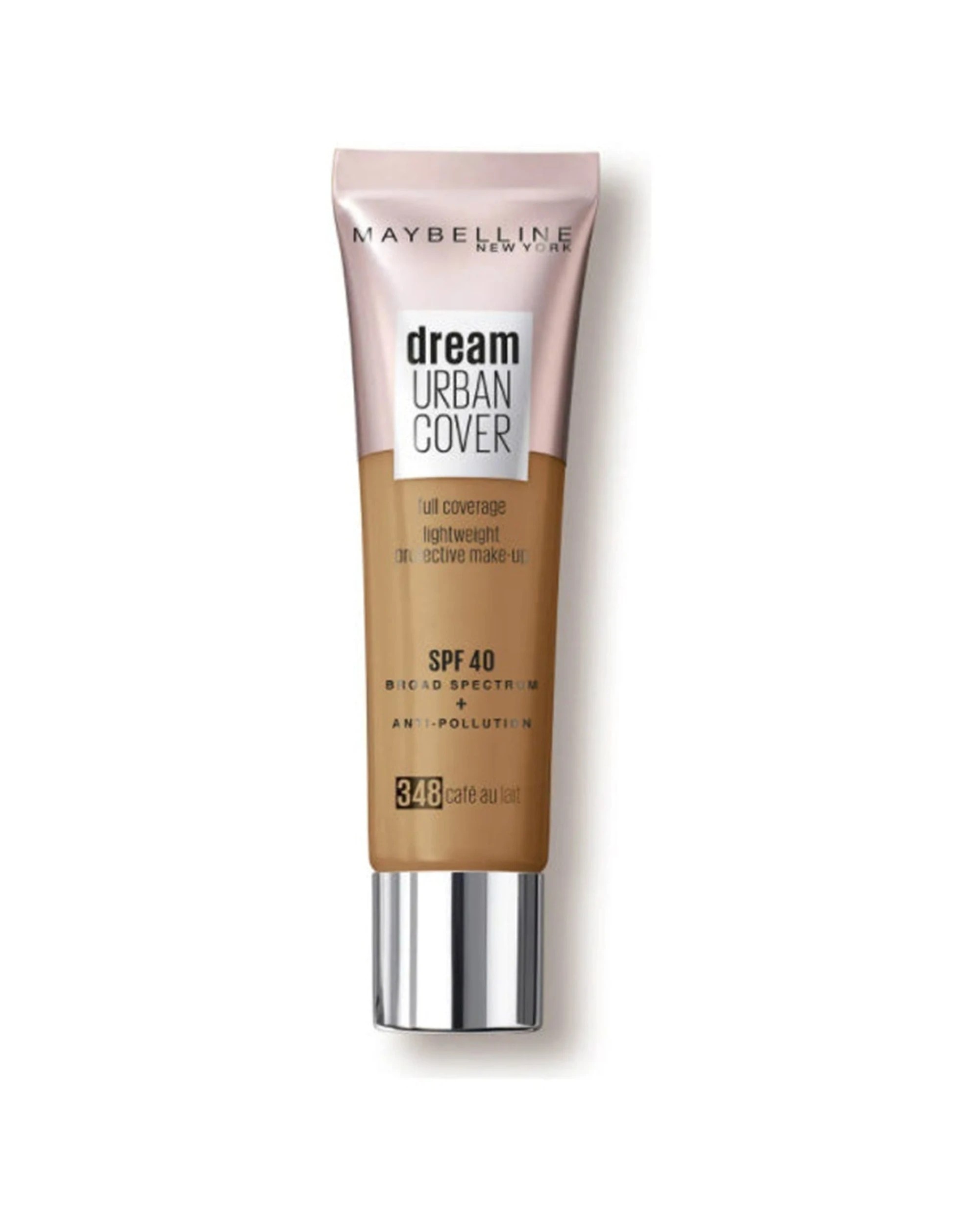 1 Maybelline Dream Urban Cover Liquid Foundation - Cafe Au Lait, 1 of 1