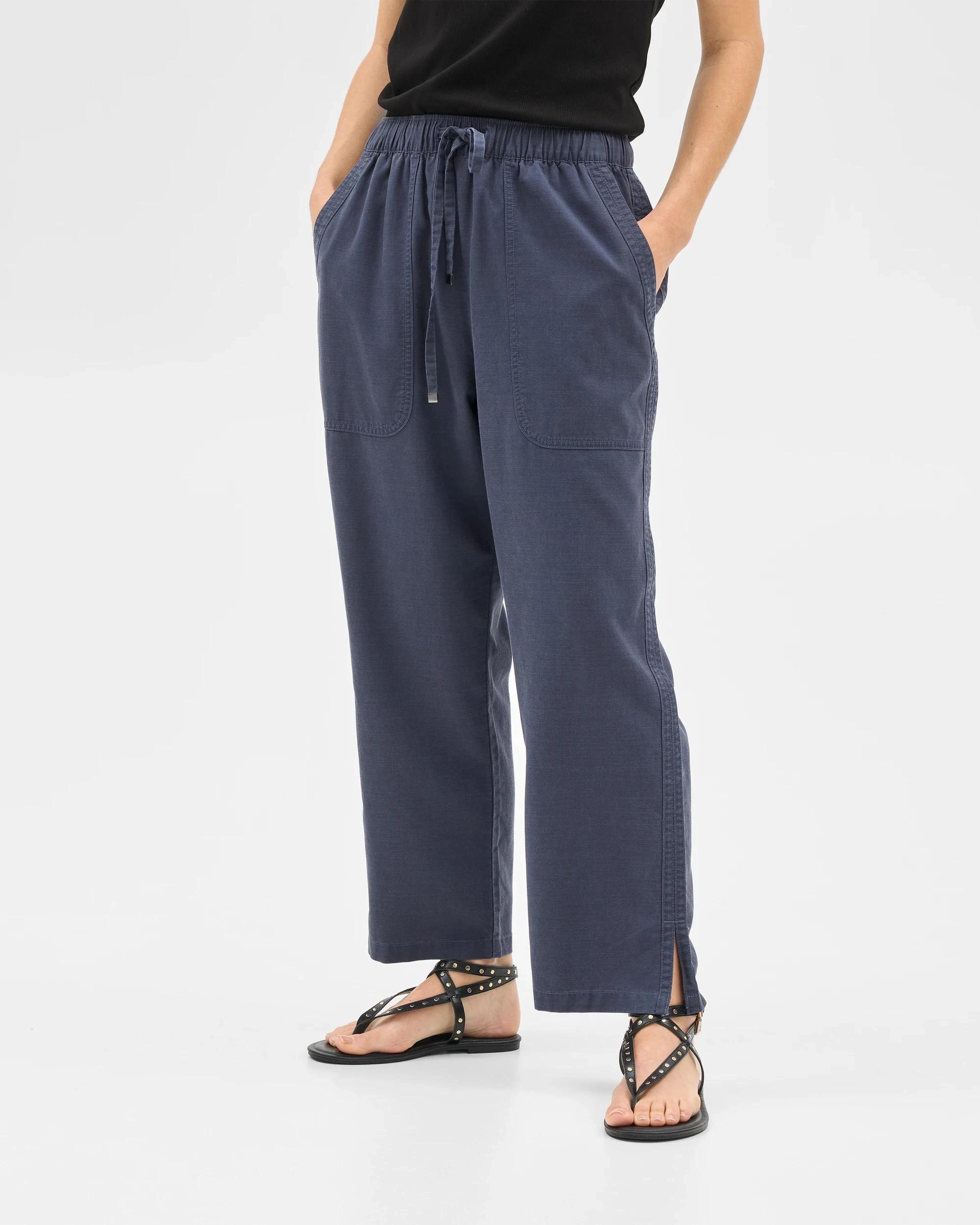 2 Target Straight Slub Pants GRAPHITE, 2 of 7