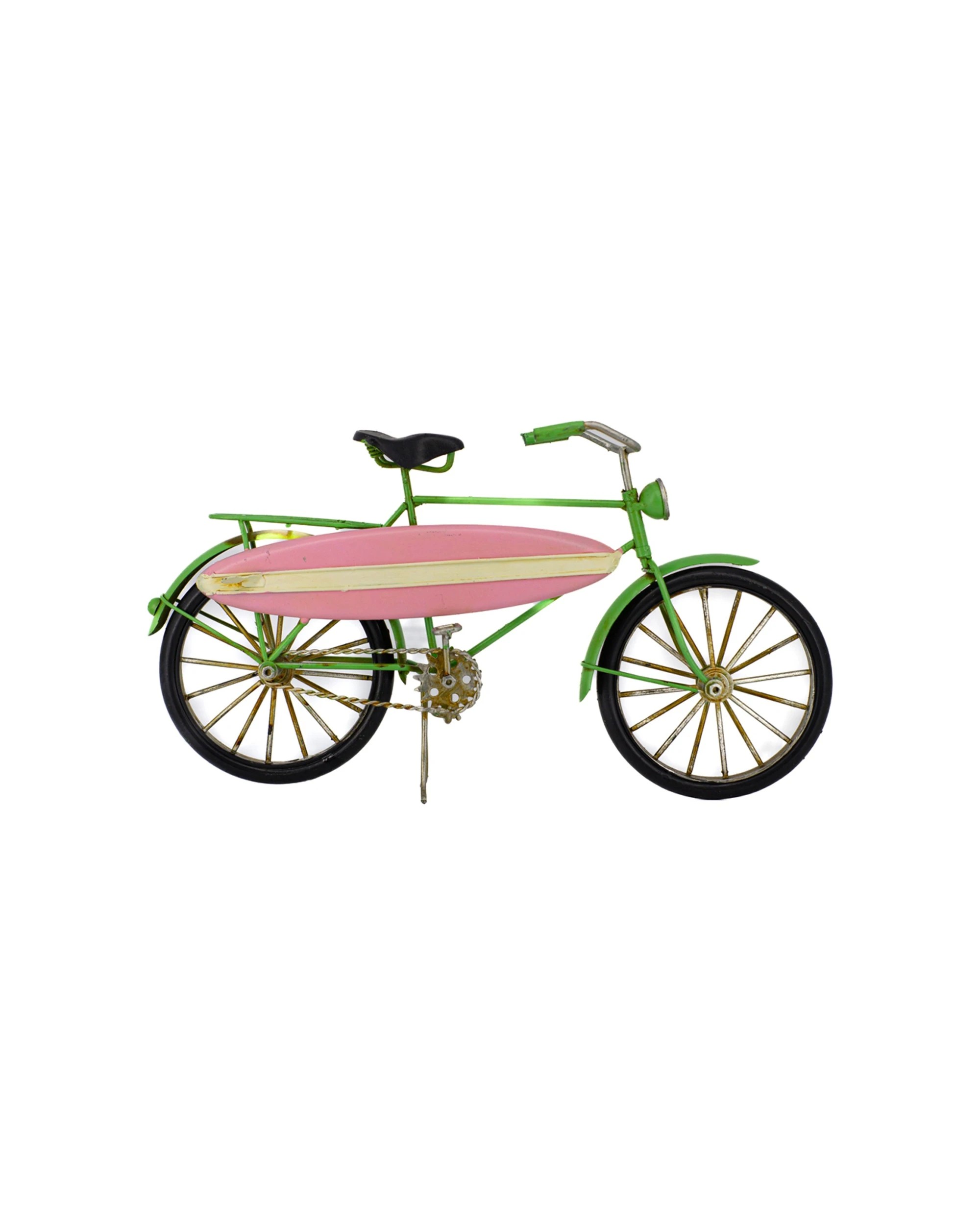 2 Boyle Metal Collectable Bicycle With Surfboard Ornament - Multi, 2 of 3