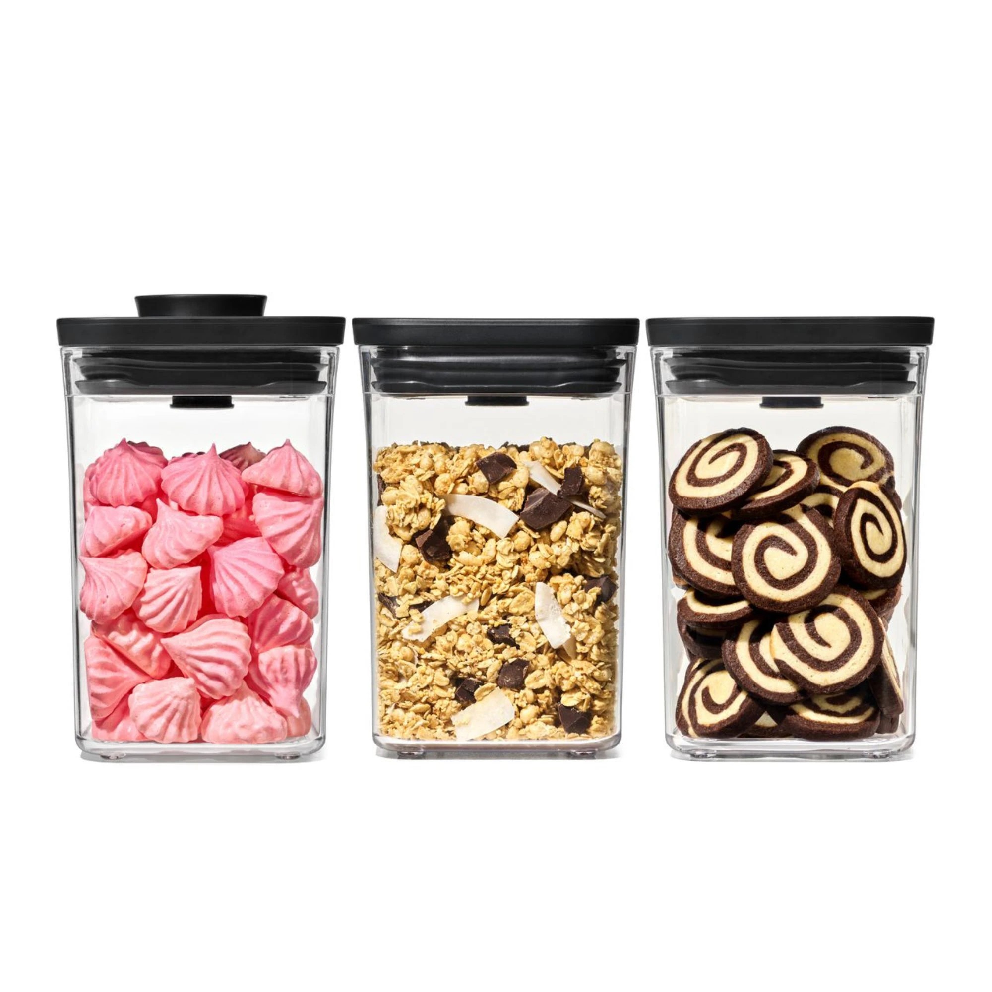 1 OXO Good Grips POP 3-Piece 1L Value Set - Matte Black - Black, 1 of 1