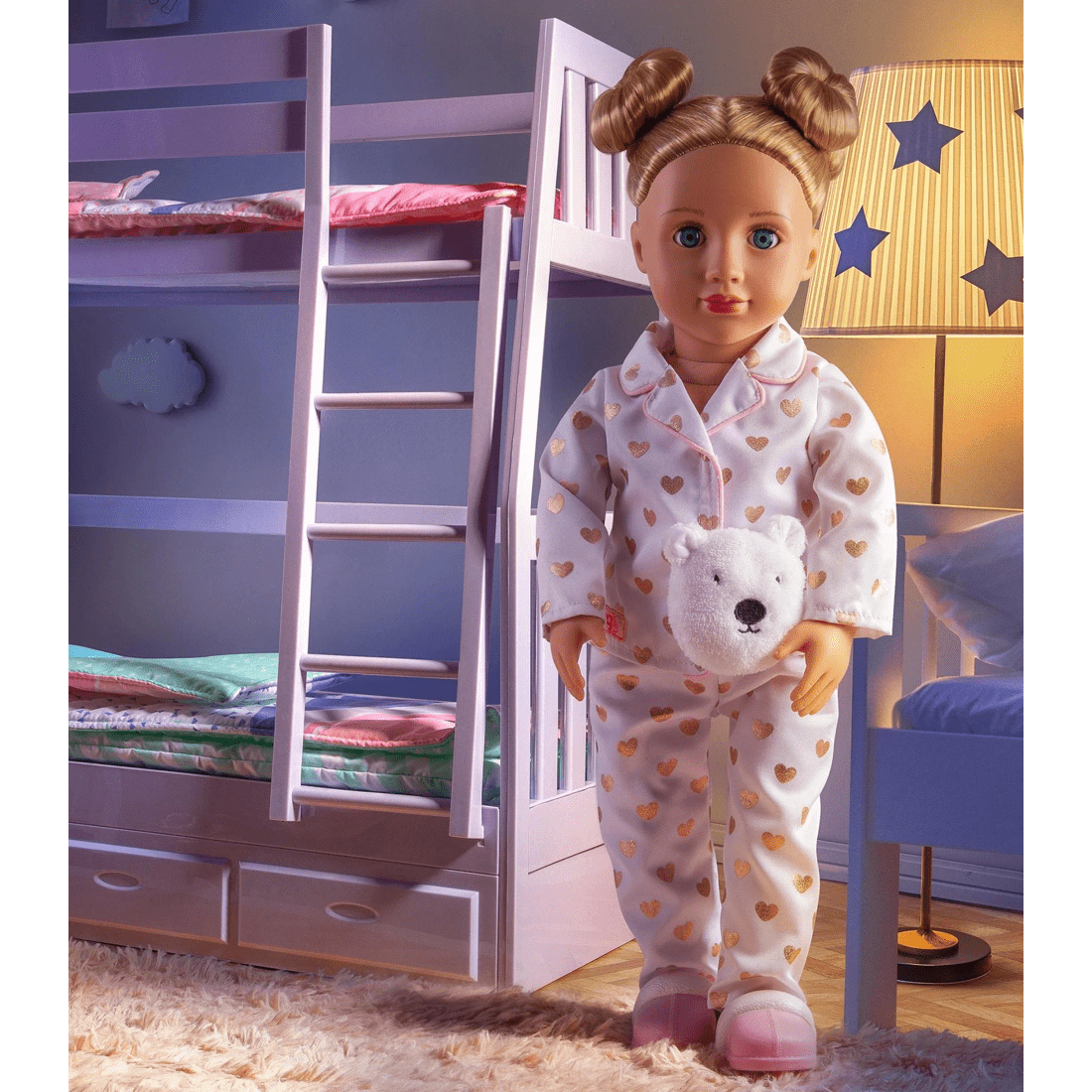 2 Our Generation Serenity 18-inch Slumber Party Doll - Pink, 2 of 7