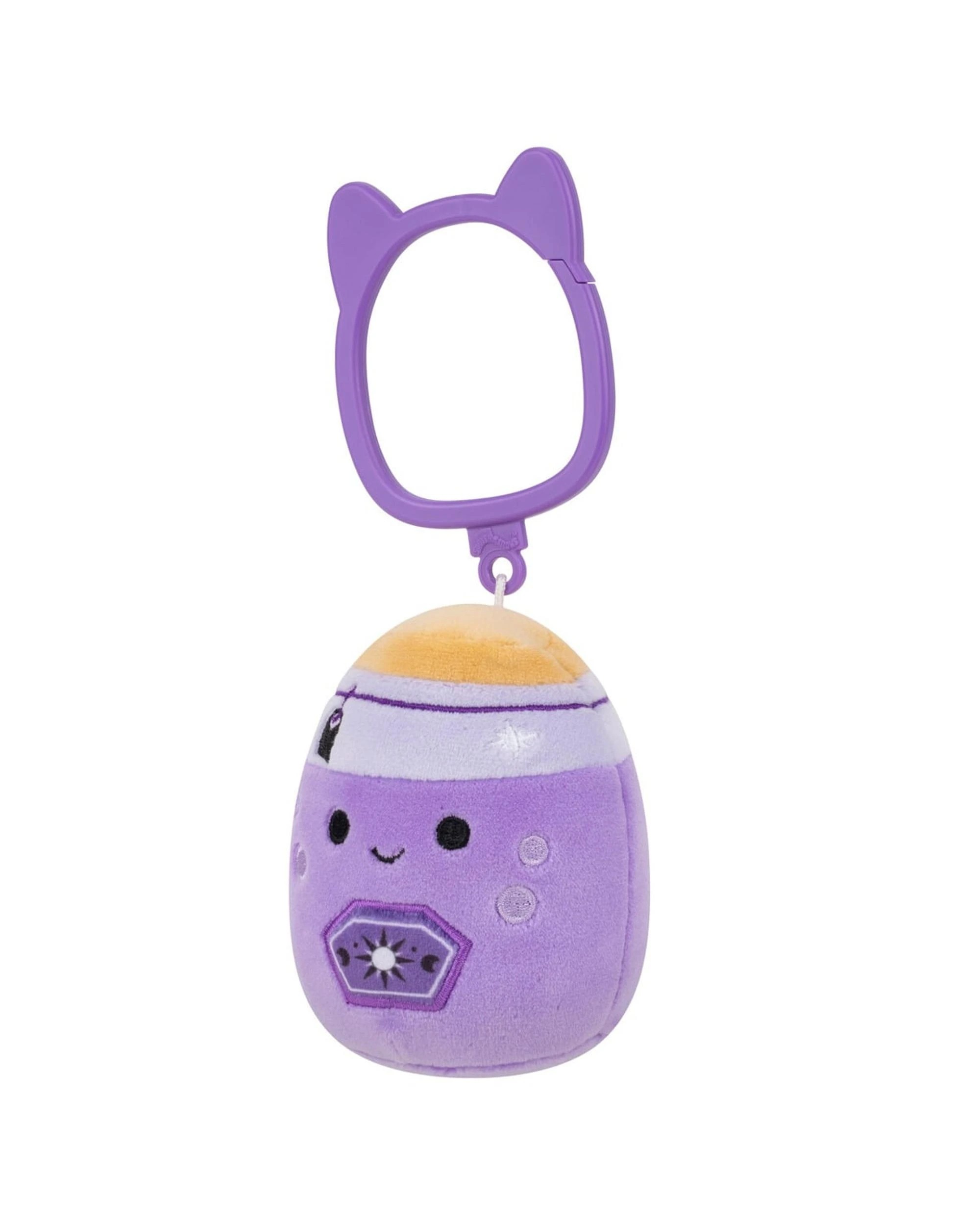 5 Squishmallows Halloween Kensigton the Potion 3.5 inch Clip-On Plush - Purple, 5 of 6