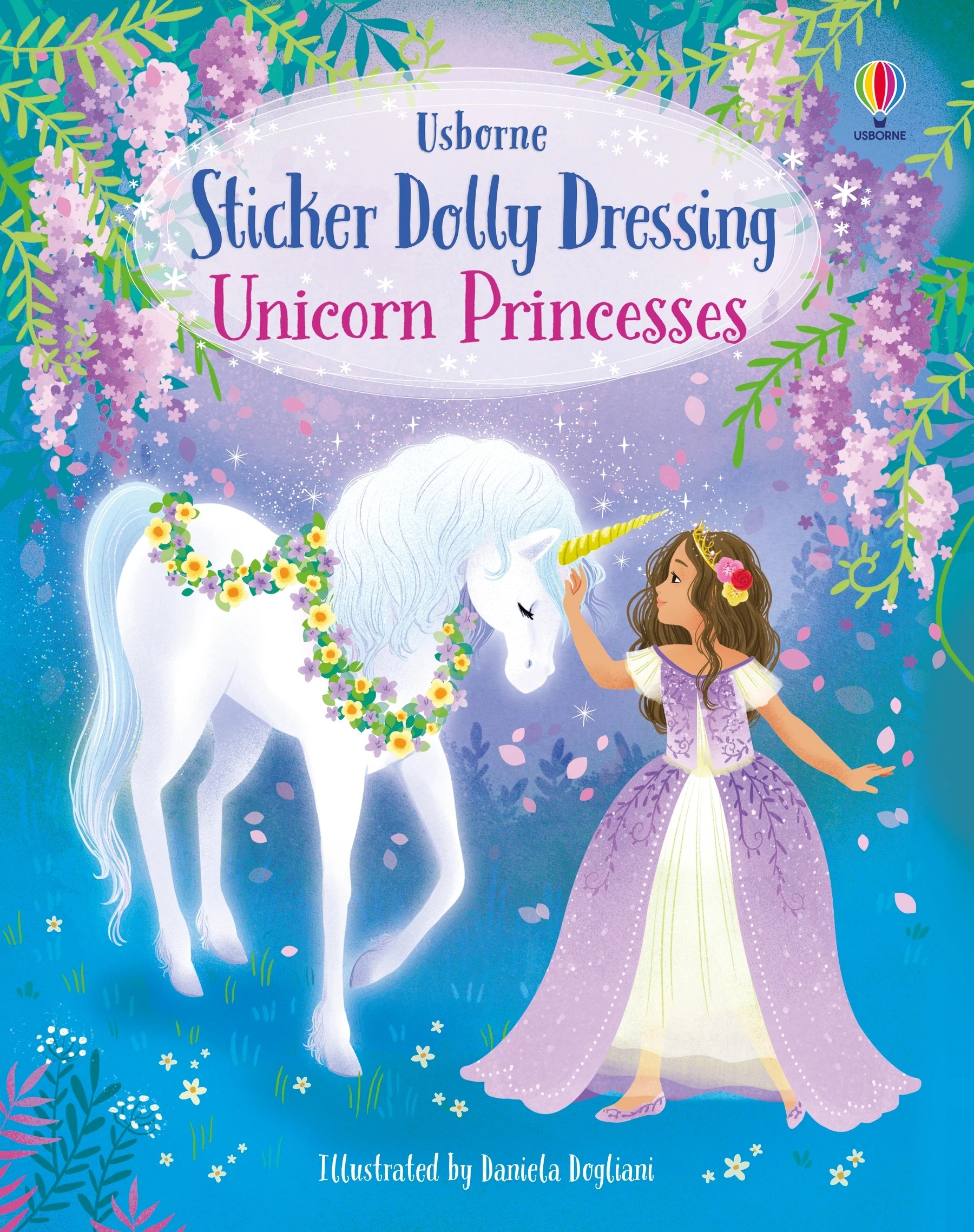 1 Usborne Sticker Dolly Dressing Unicorn Princesses by Fiona Watt - Book, 1 of 1