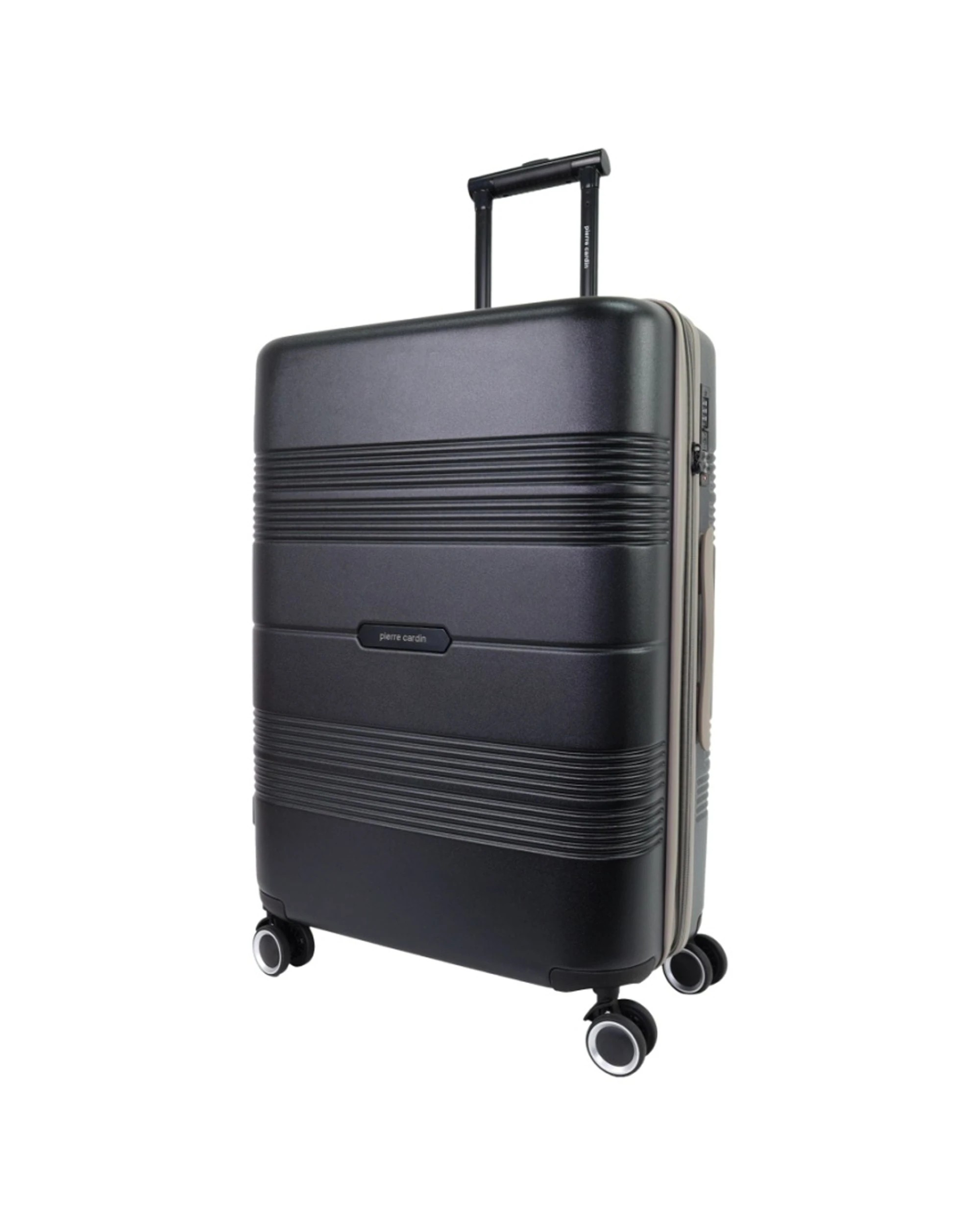 1 Pierre Cardin Medium 113L Travel Hard Shell Case Suitcase Luggage - Grey, 1 of 7