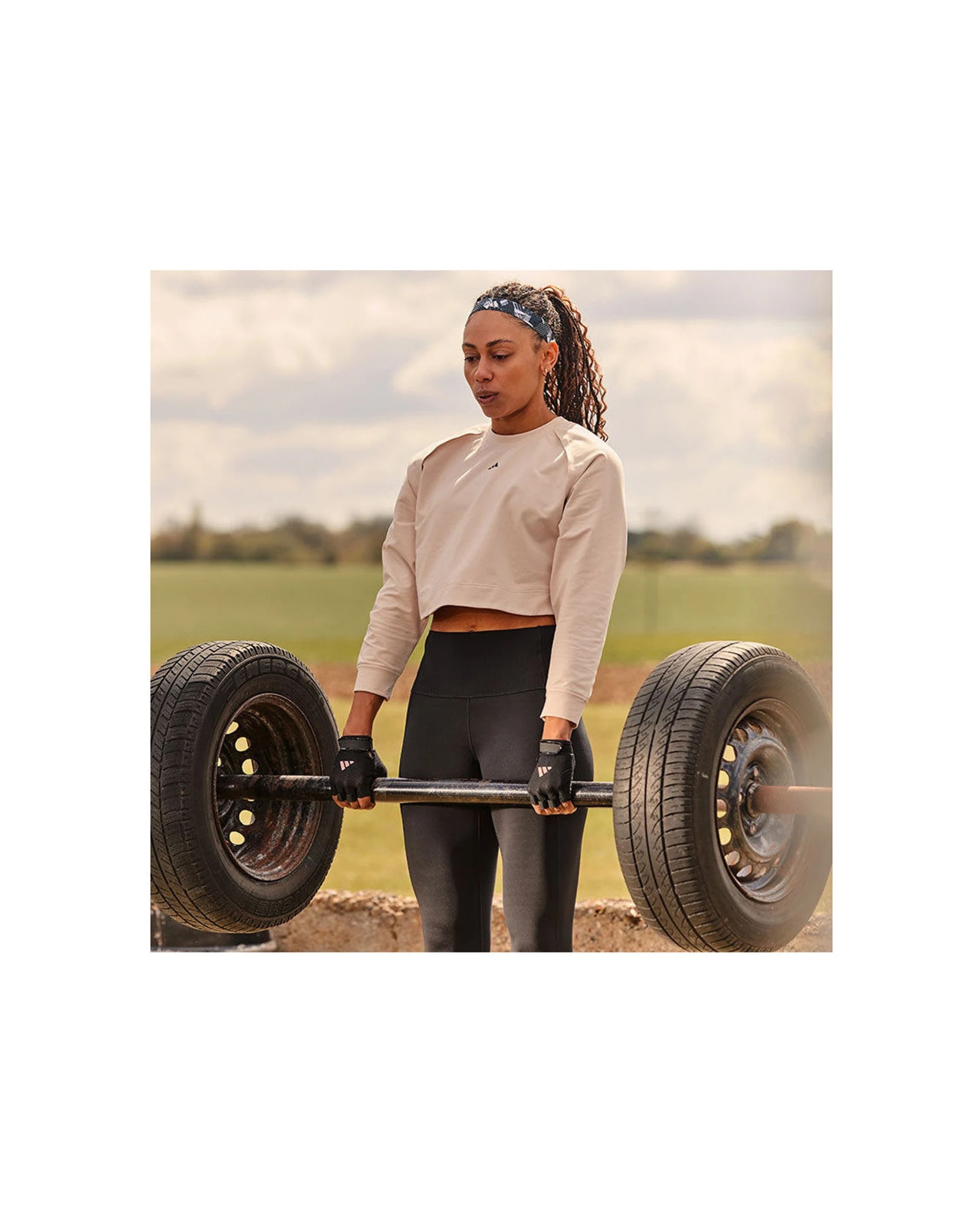 4 Adidas Essential Training Gloves Aeroready Ventilated Palm Size XL Hook And Loop - Black, 4 of 5