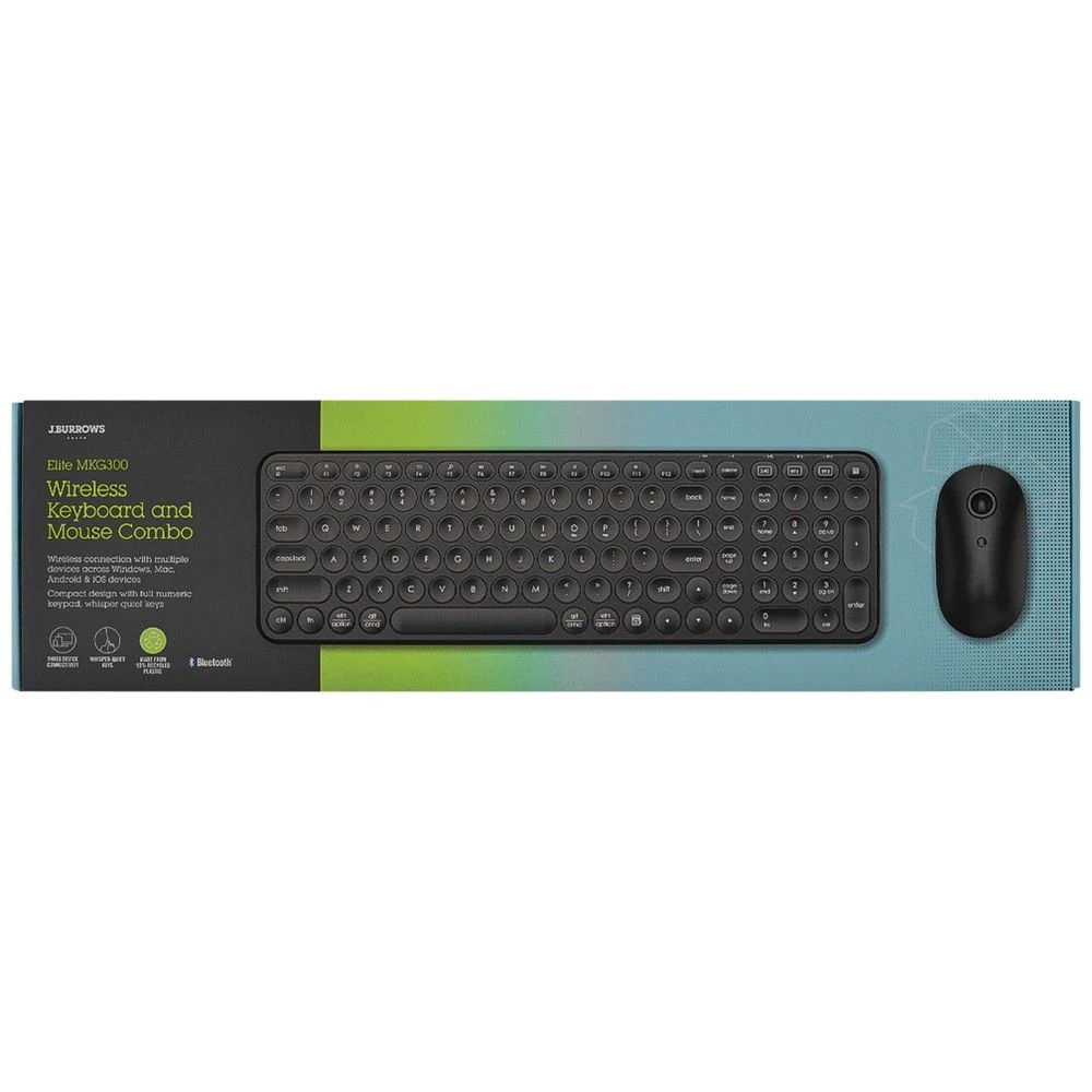 4 J.Burrows Elite MKG300 Wireless Keyboard and Mouse Combo, 4 of 4
