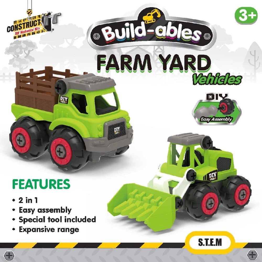 3 Construct It Build-ables 2-in-1 Farm Hand Set, 3 of 6