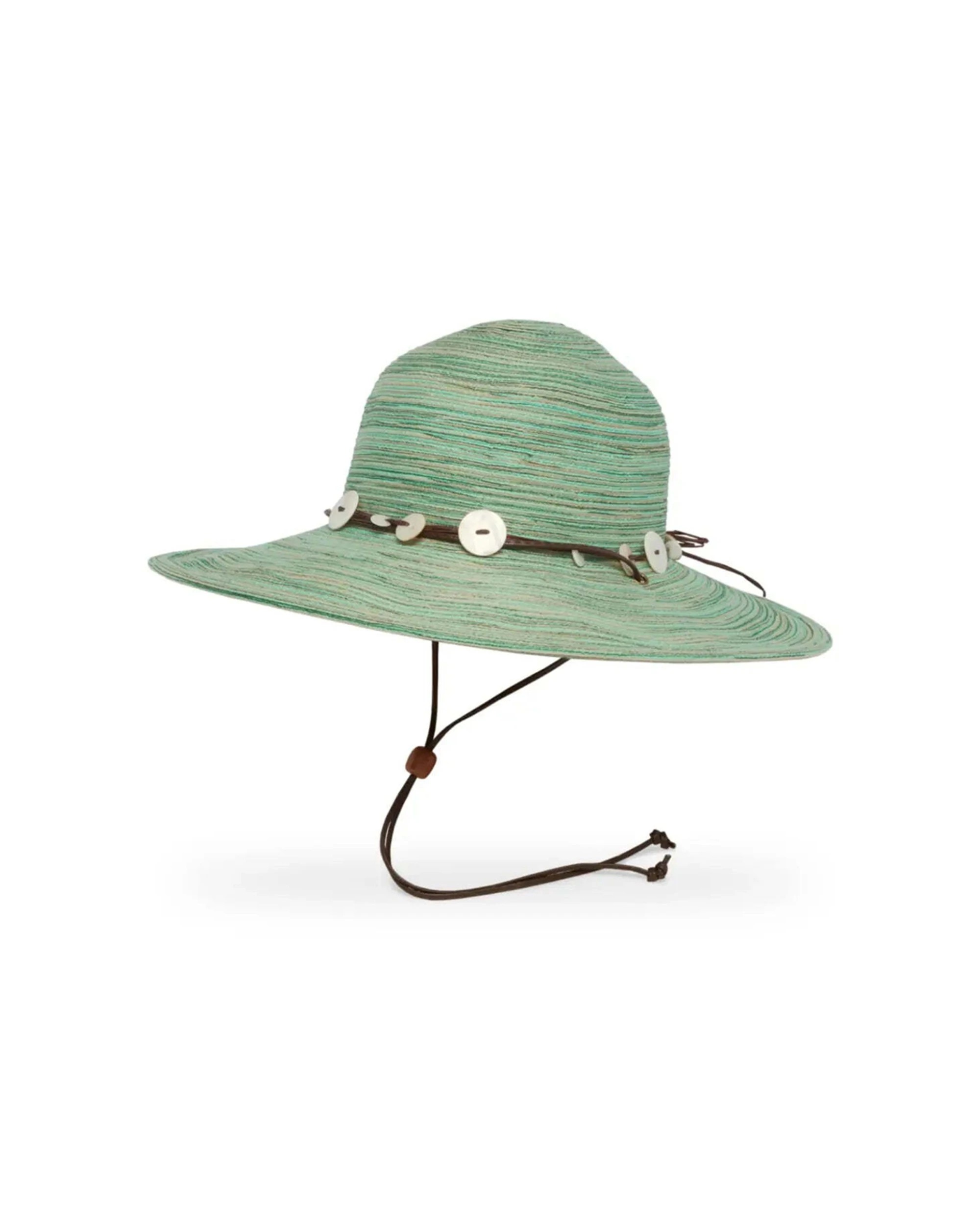 1 Sunday Afternoons Caribbean Hat UPF 50+ Shell Hatband Travel Packable Ocean - Red, 1 of 2