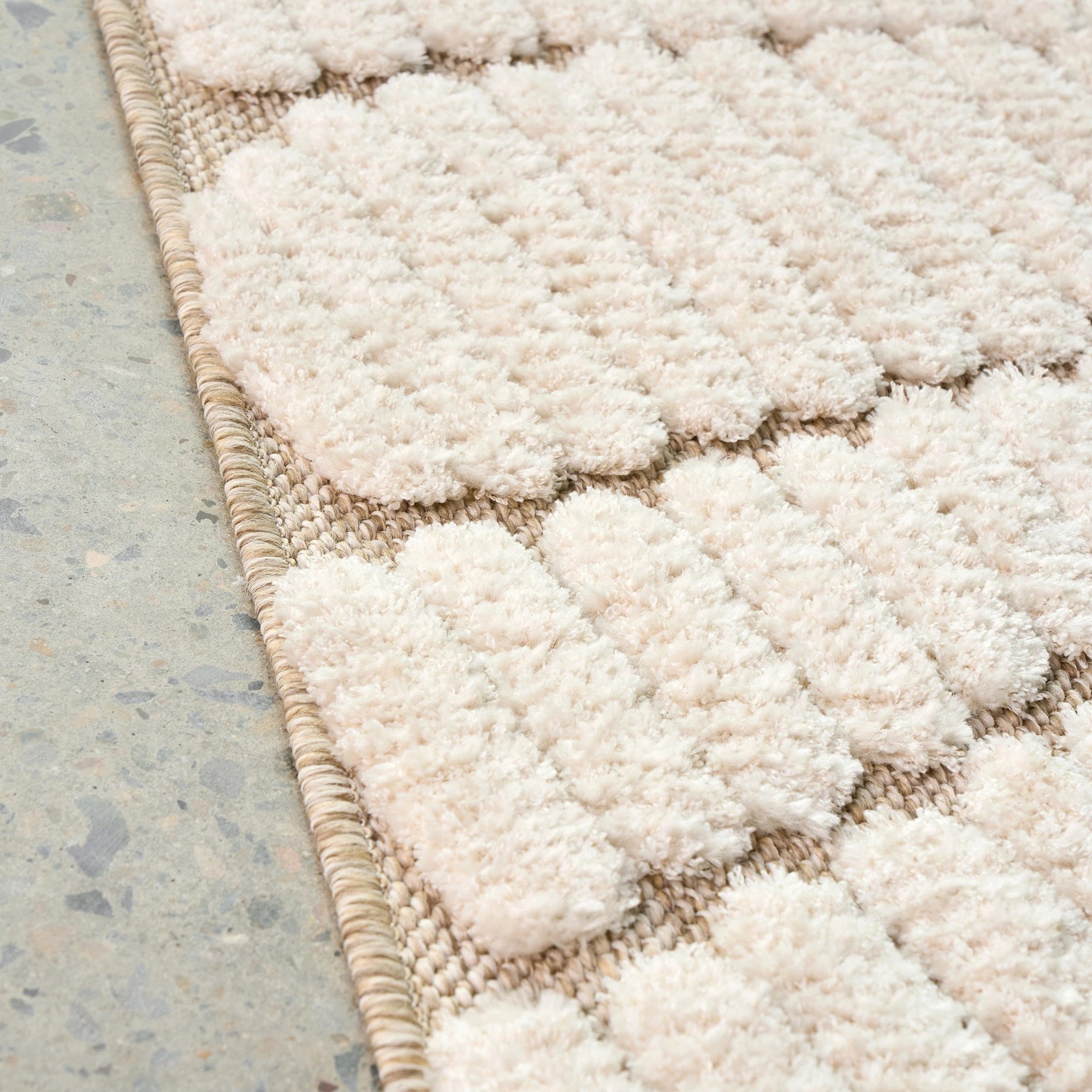 6 Common Ground Rugs Belmonte Fossil 340x240cm - Extra Large Floor Rug - White, 6 of 8