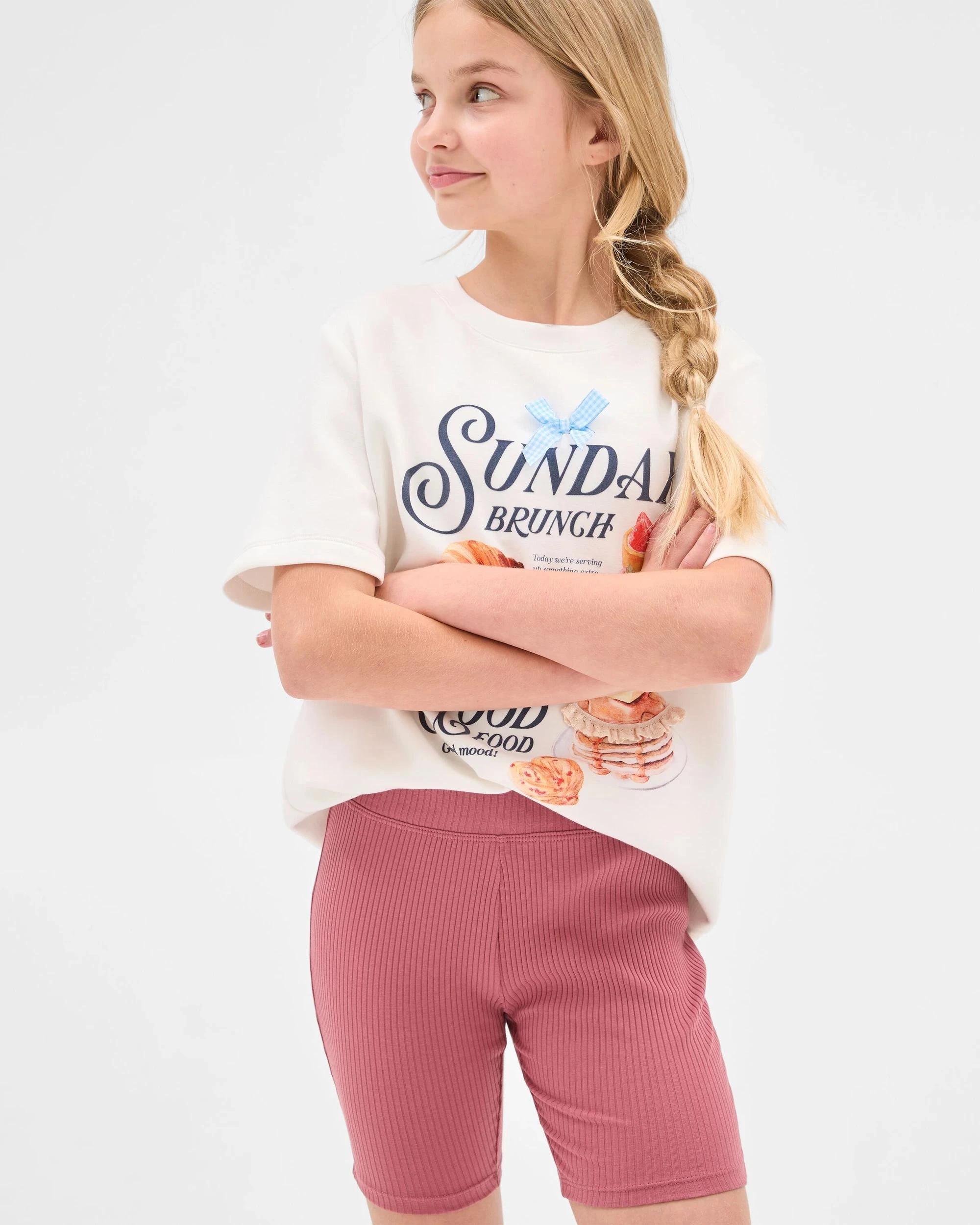 4 Target Kids Scuba Longline T-Shirt CLOUD DANCER, 4 of 4