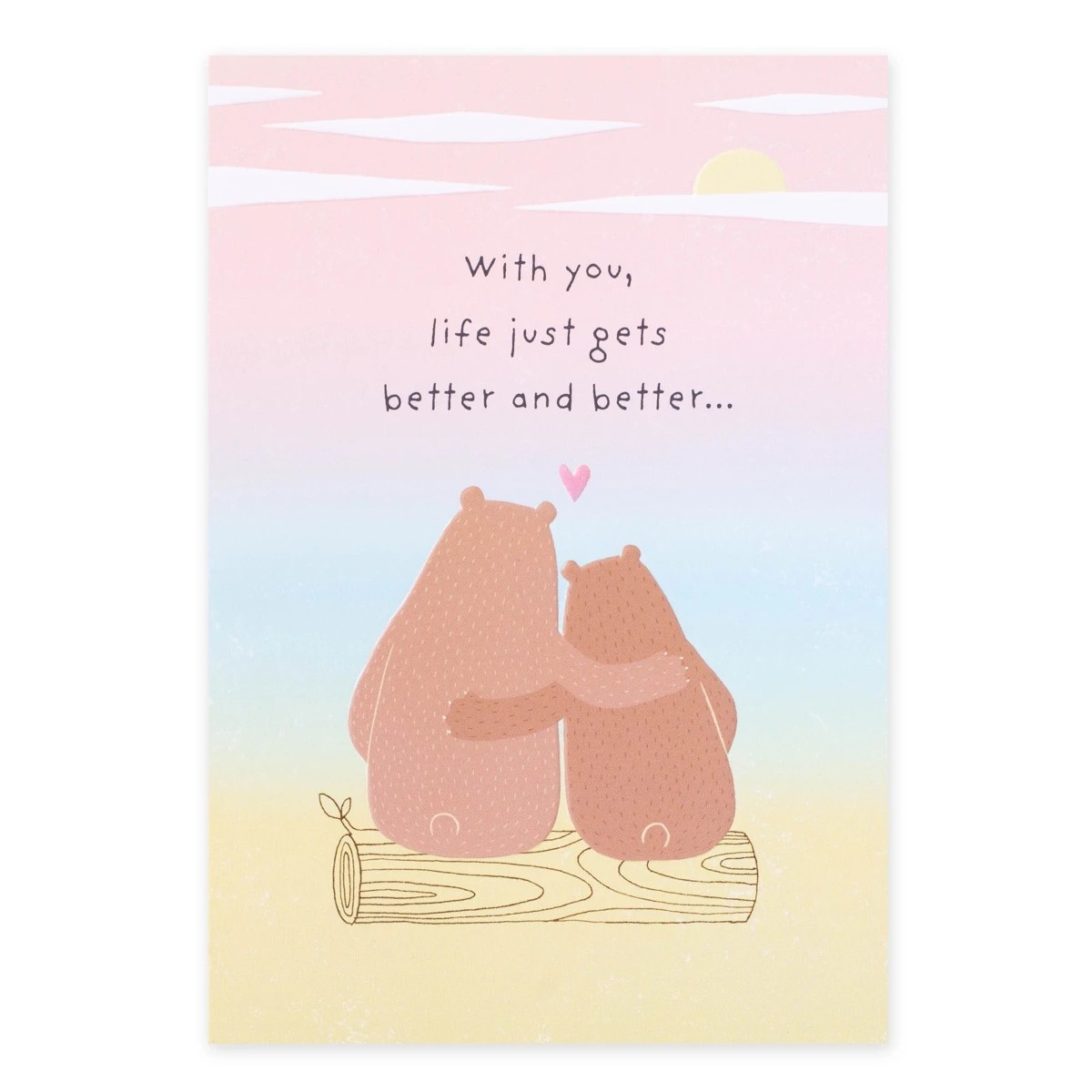 3 Hallmark Valentine's Day Card - With You, Life Just Gets Better and Better, 3 of 3