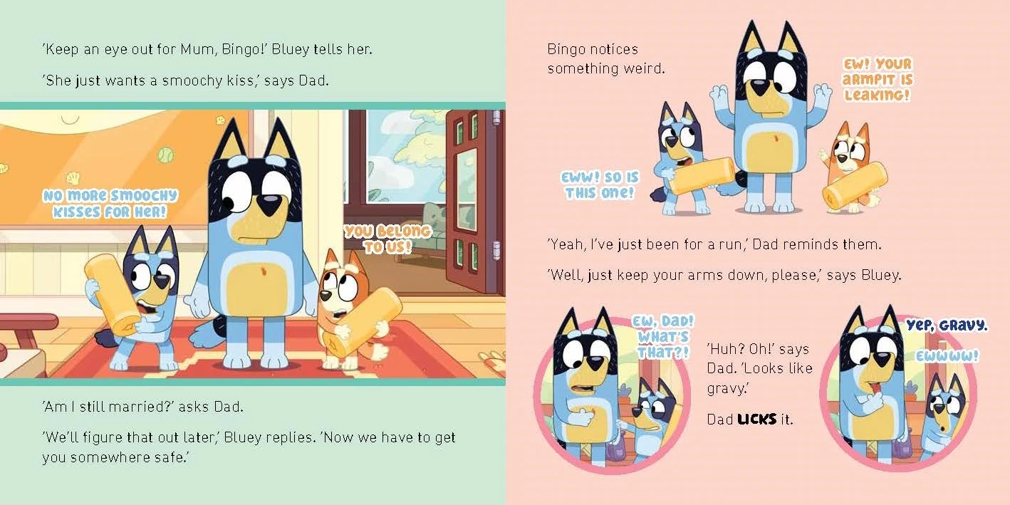 3 Bluey: Smoochy Kiss - Book, 3 of 4