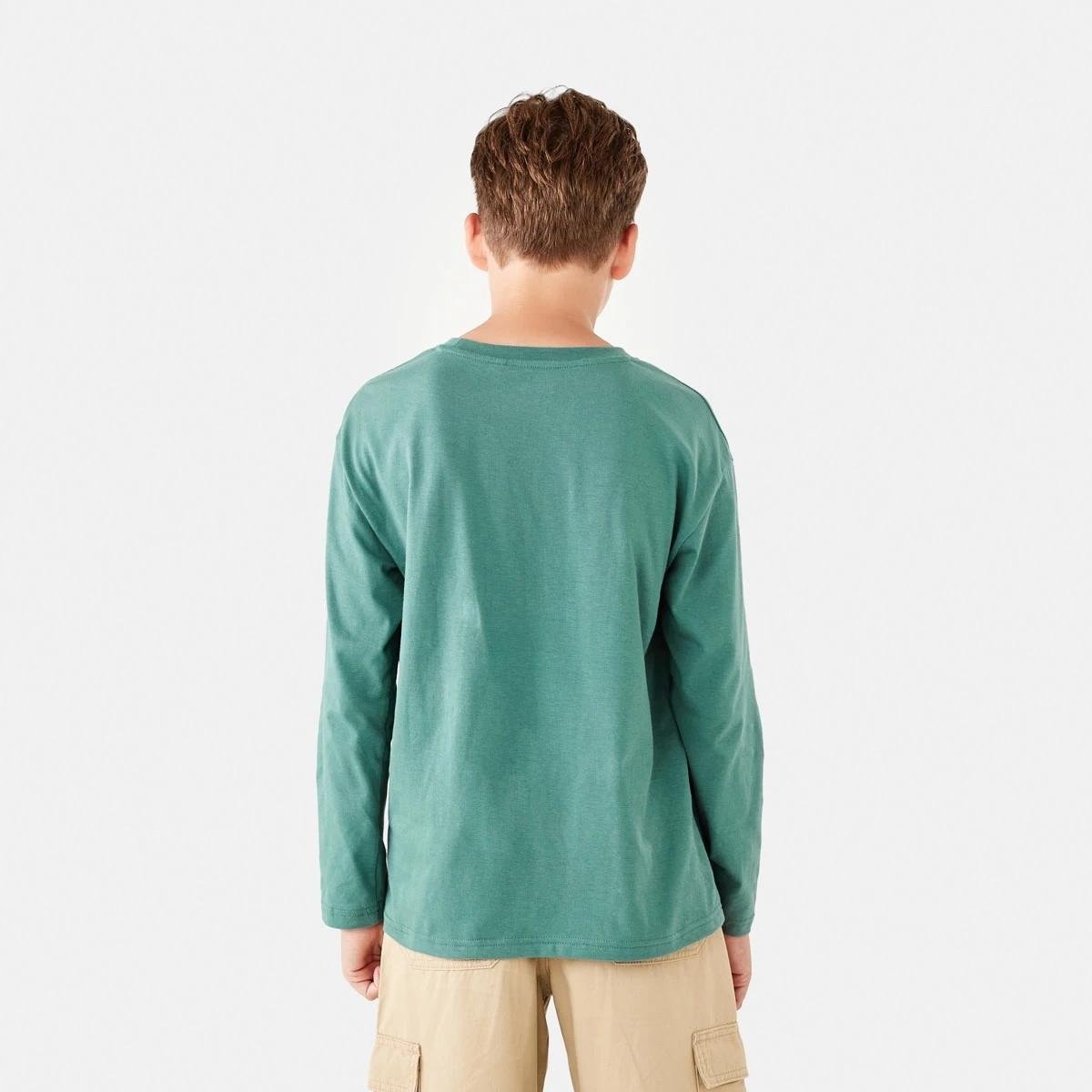 2 Long Sleeve Print T-shirt Grn Boston, 2 of 8