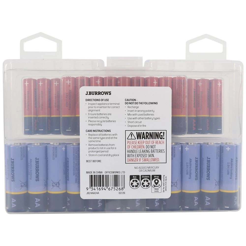 2 J.Burrows Batteries Mixed 48 Pack, 2 of 7
