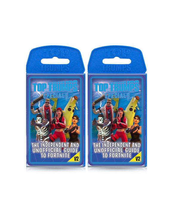 TOP TRUMPS 2PK The Independent And Unofficial Guide To Fortnite V2 Card Game - Blue