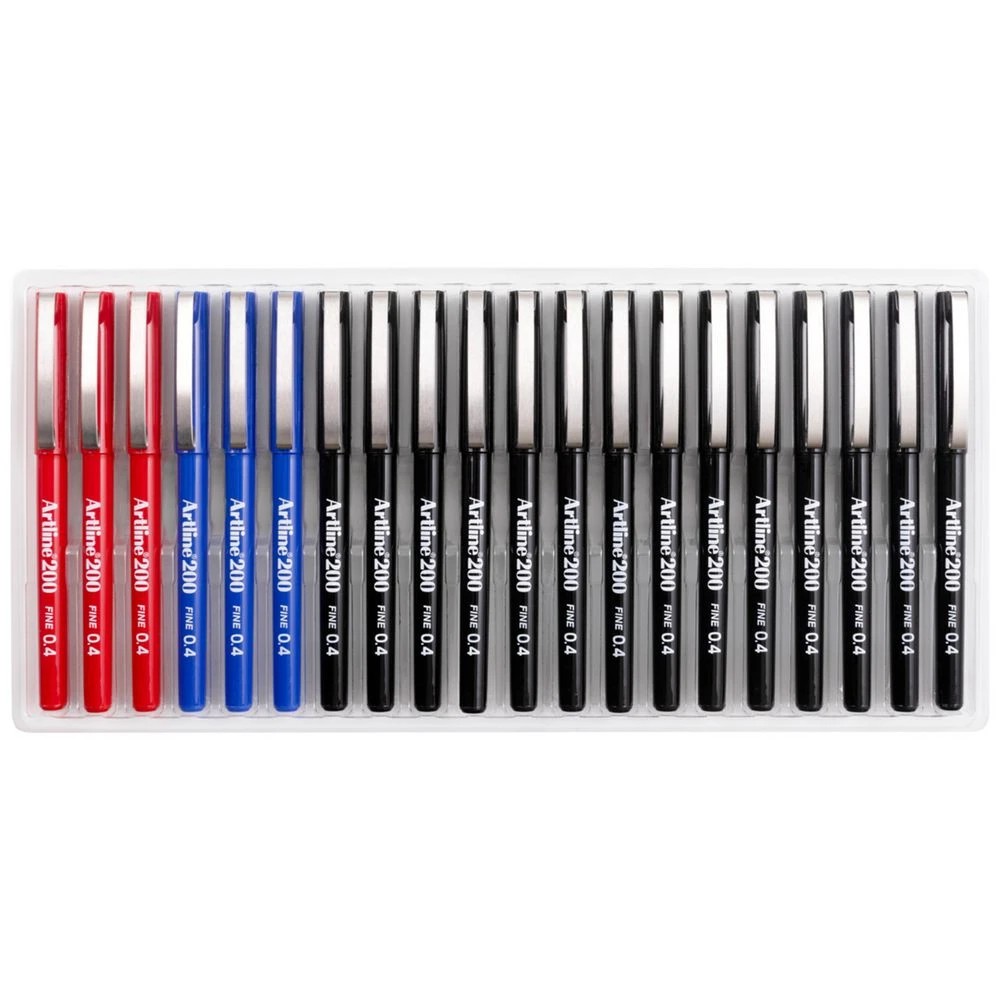 2 Artline 200 Fineliner 0.4mm 20 Pack, 2 of 4