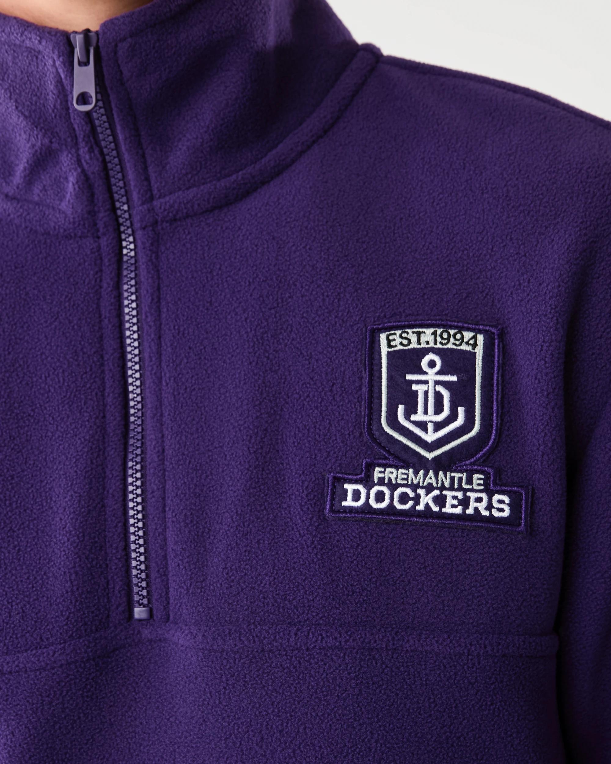 5 Official AFL Adult Polar Fleece Jacket Fremantle, 5 of 9