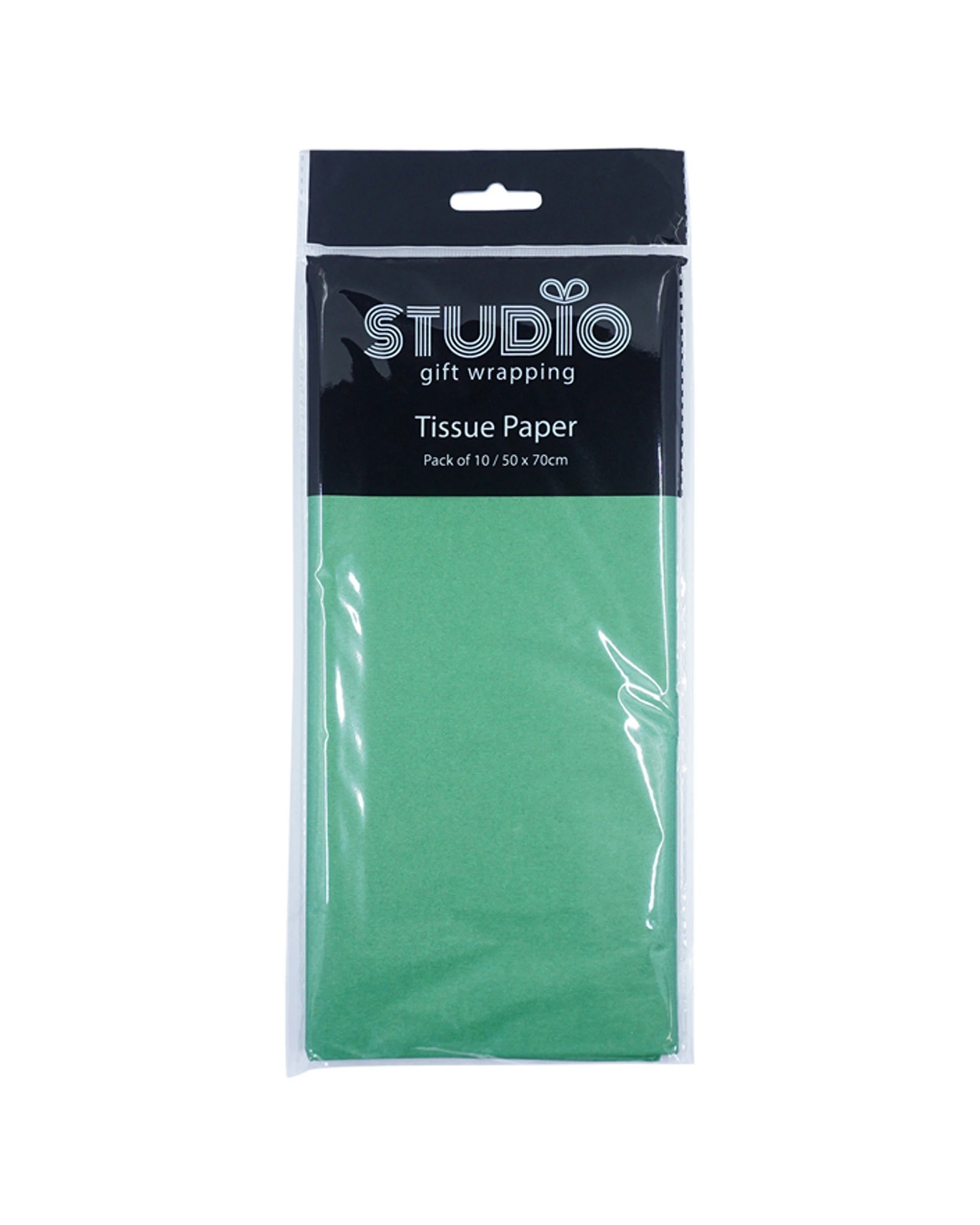 3 10pc Studio Gift Wrapping Tissue Paper 50x70cm Decoration Present Decor - Green, 3 of 3