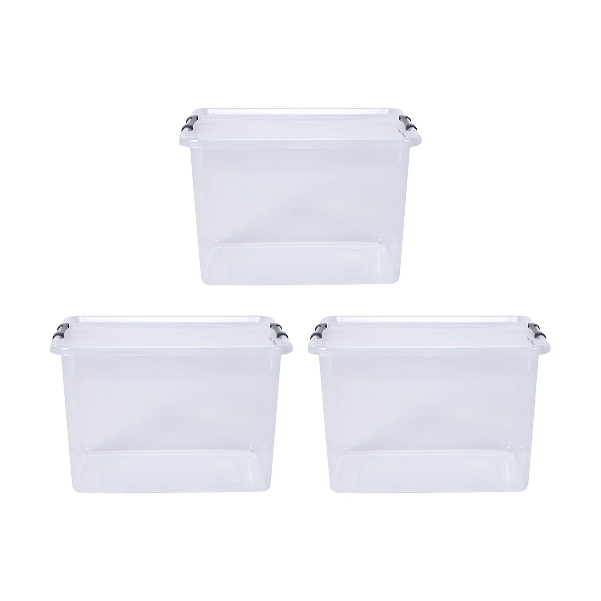 2 3 Pack 20L Tubs with Lids, 2 of 9