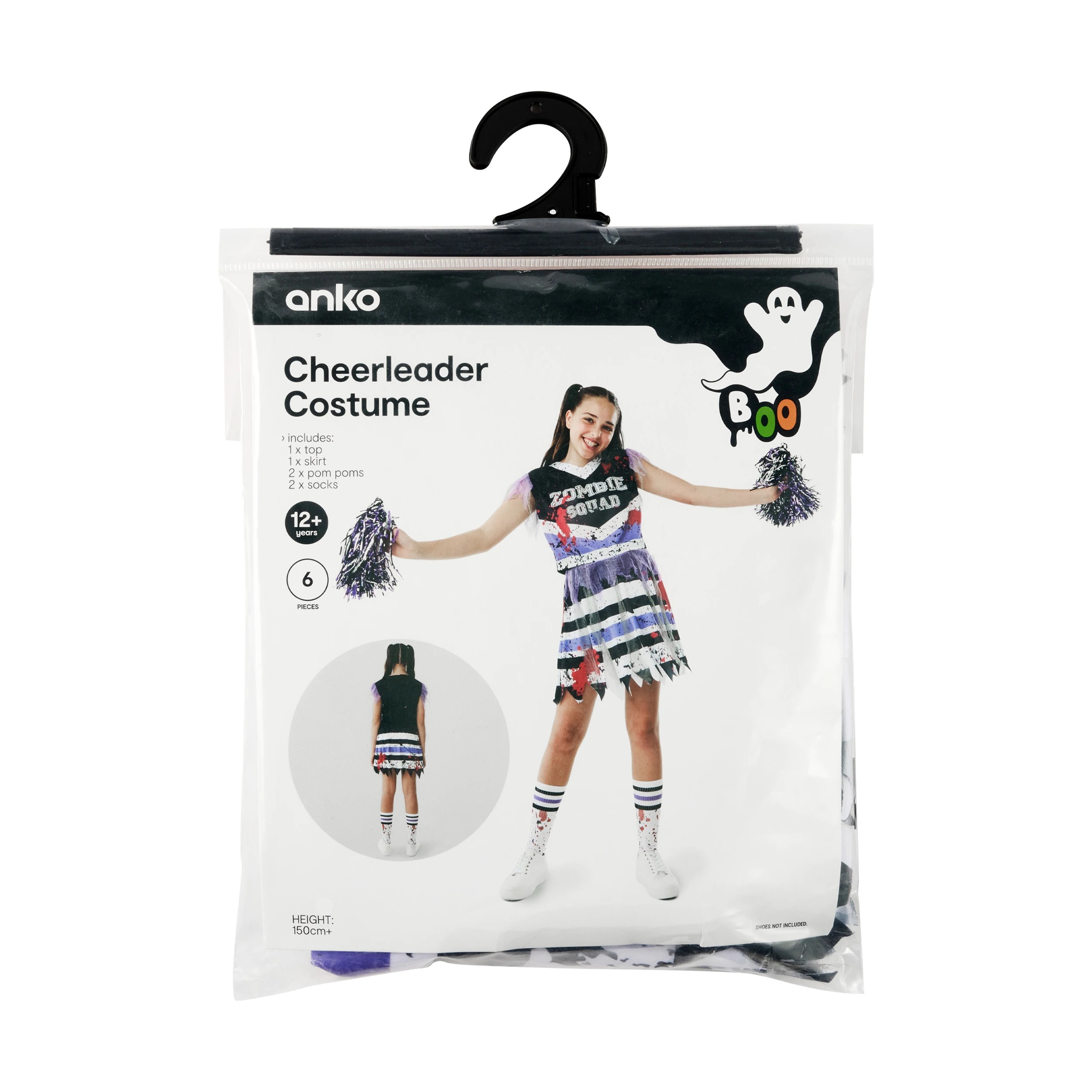 9 6 Piece Cheerleader Costume - Ages 12+, 9 of 10