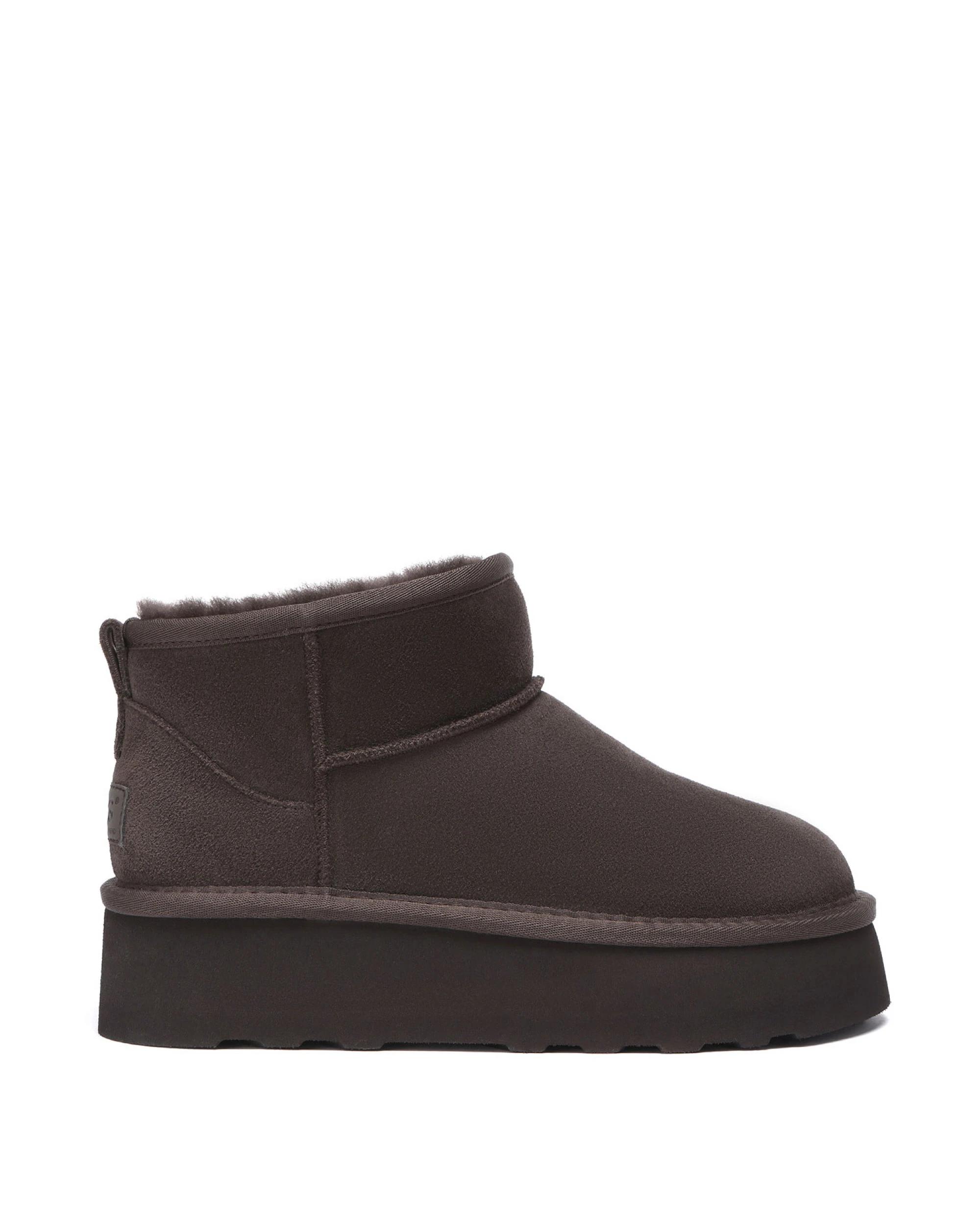 1 Australian Shepherd UGG Womens Ronnie Thick Bottom Platform CHOCOLATE, 1 of 5