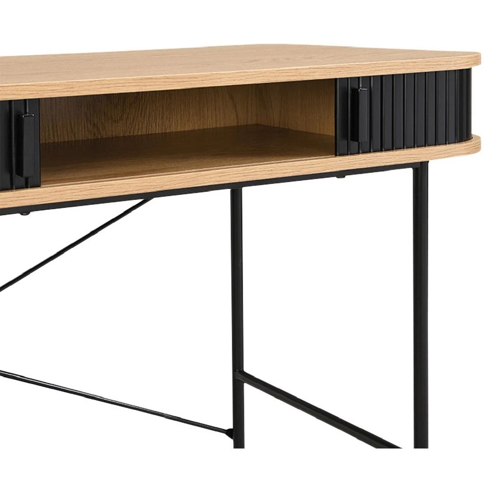 8 Otto Carlsson Sliding Door Desk Oak Desks, Tables and Workstations, 8 of 10