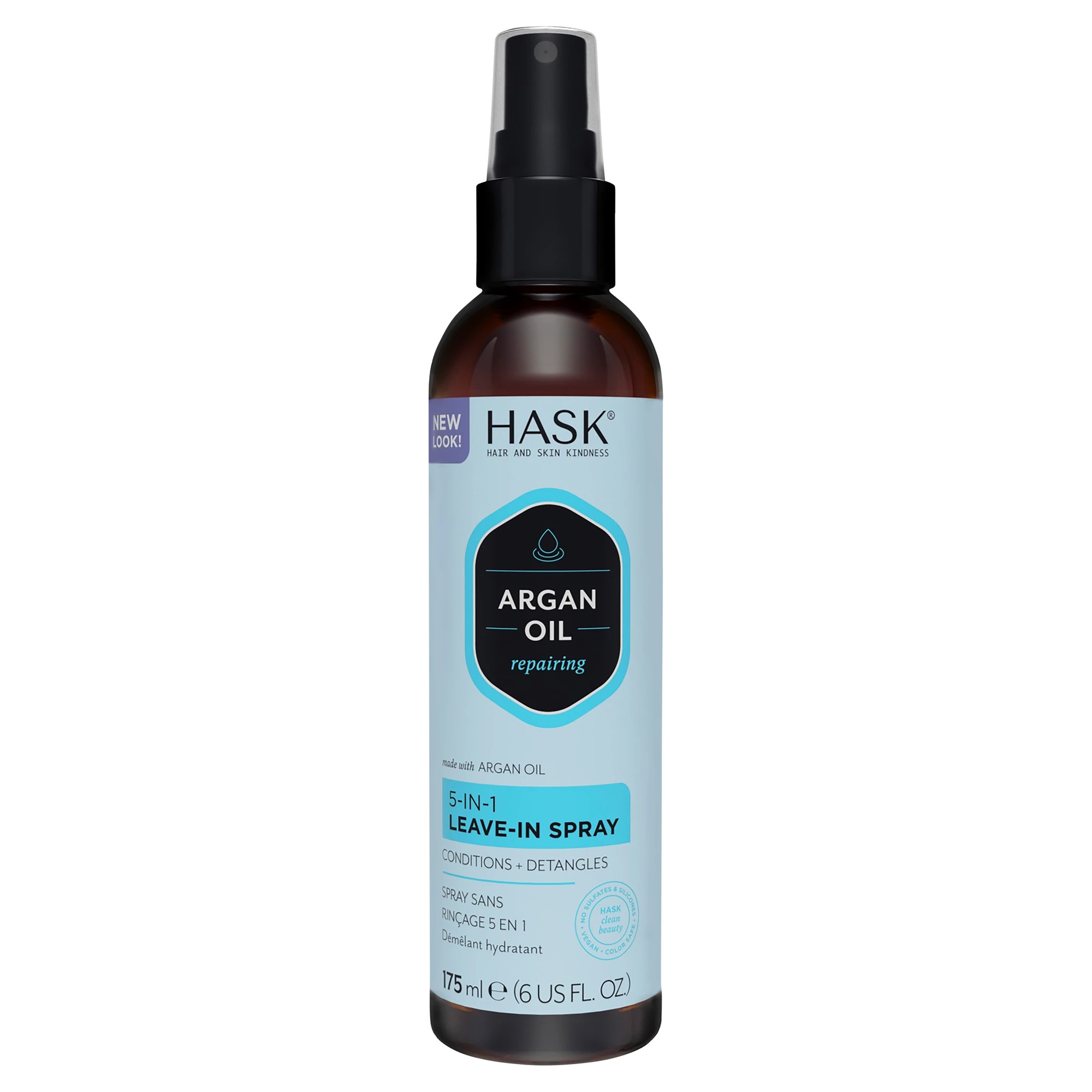 1 Target HASK Argan Oil Repairing 5-in-1 Leave-In-Spray - 175ml - Brown, 1 of 10