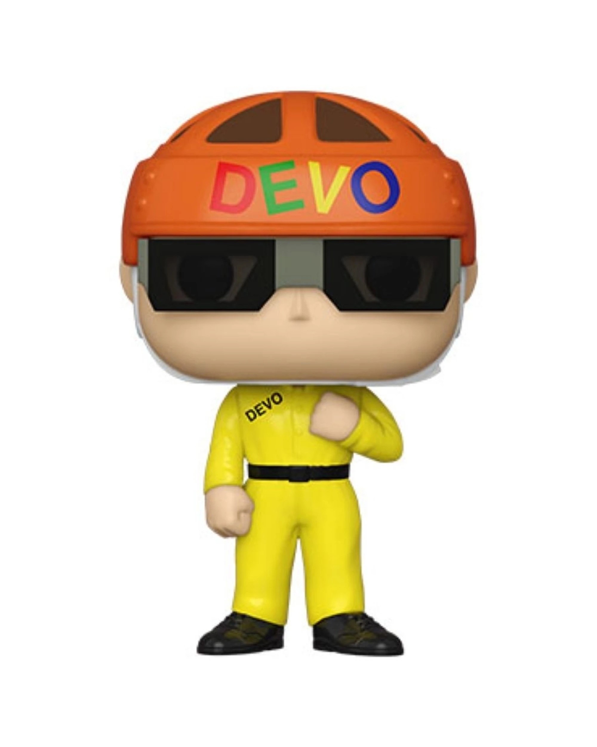 1 Pop Vinyl Figurine Devo - Satisfaction 10cm Plastic Vinyl Action Figure - Yellow, 1 of 3