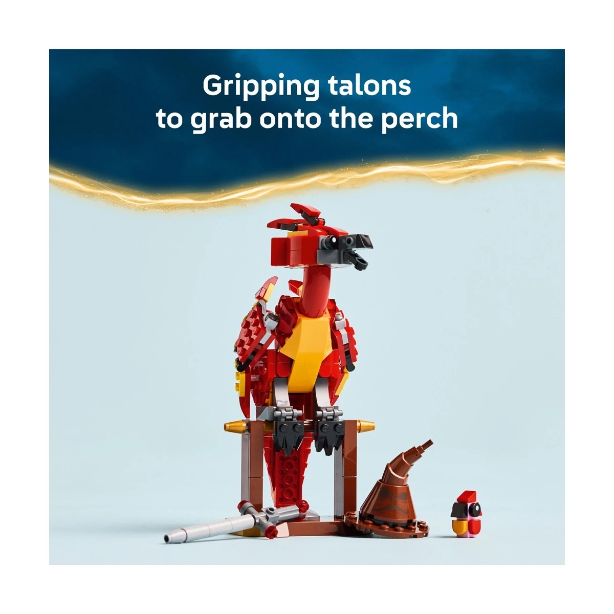 6 LEGO Harry Potter Fawkes: Dumbledore’s Phoenix 76448, 6 of 10