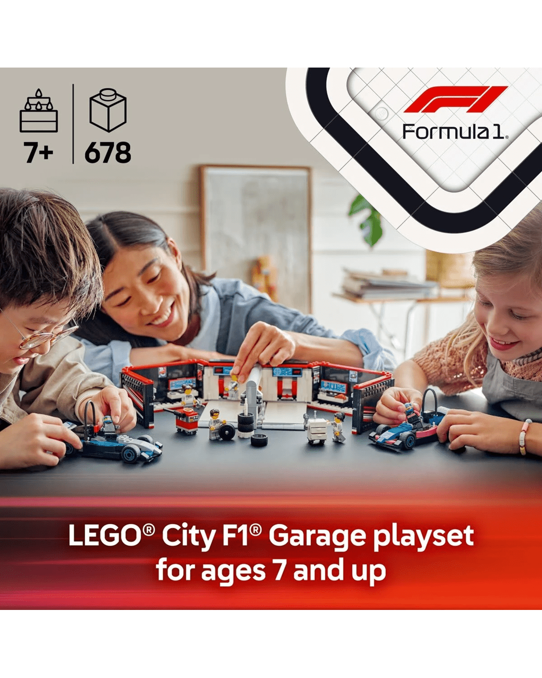 5 LEGO City F1 Garage & Mercedes-AMG & Alpine Cars 60444, 5 of 10