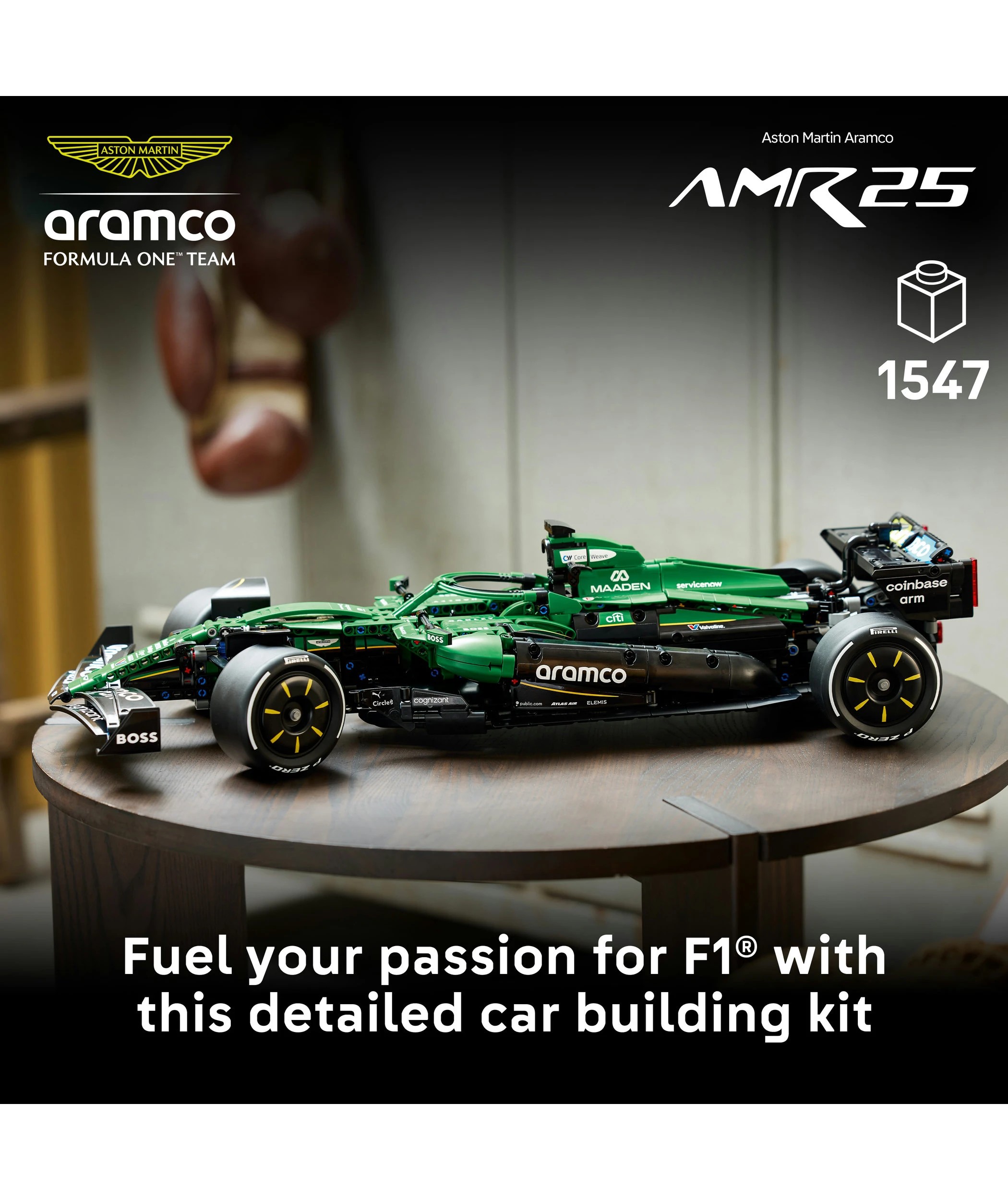 4 LEGO Technic Aston Martin Aramco AMR25 F1 Car 42240, 4 of 10