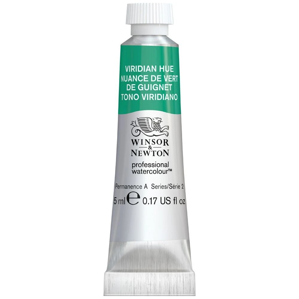 1 Winsor & Newton Prof. Watercolour 5mL Viridian Hue S2, 1 of 3