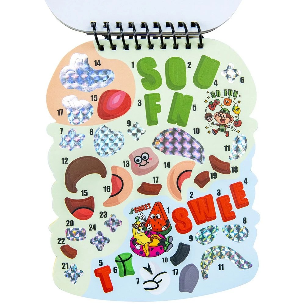 3 Kadink Sticker by Number Book Burger, 3 of 4