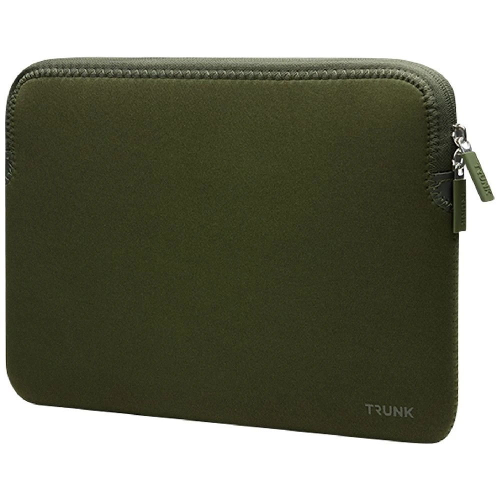 2 TRUNK Neoprene Laptop Sleeve 14" Olive, 2 of 7
