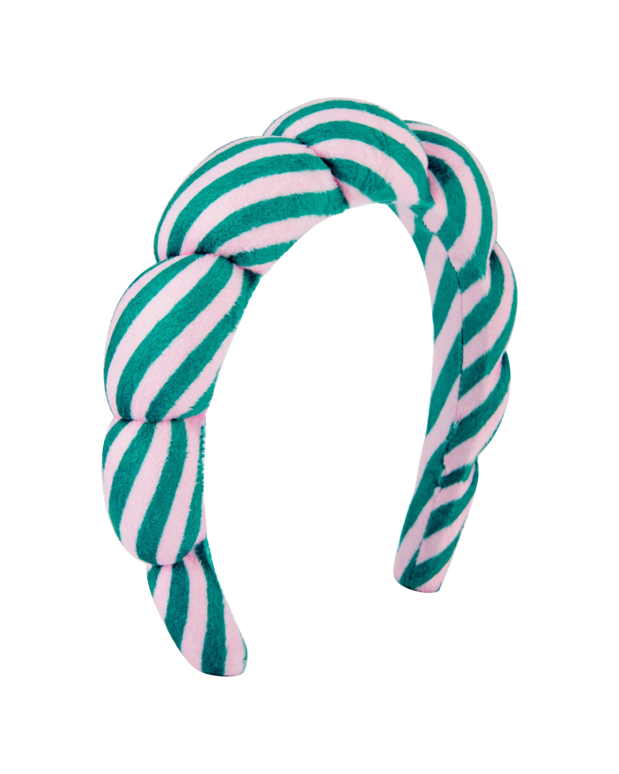 1 OXX Beauty Summer Vacay Club Scalloped Beauty Headband - Stripe, 1 of 4