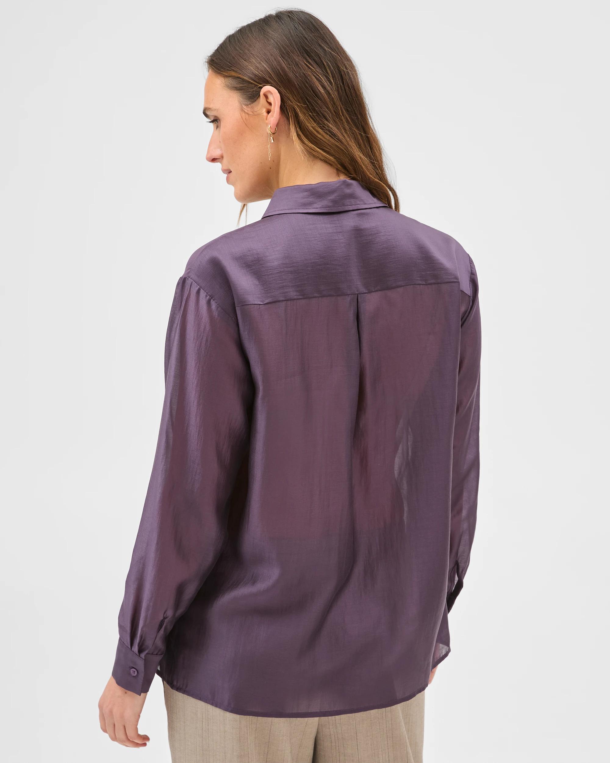 6 Preview Soft Patch Pocket Shirt PLUM, 6 of 6