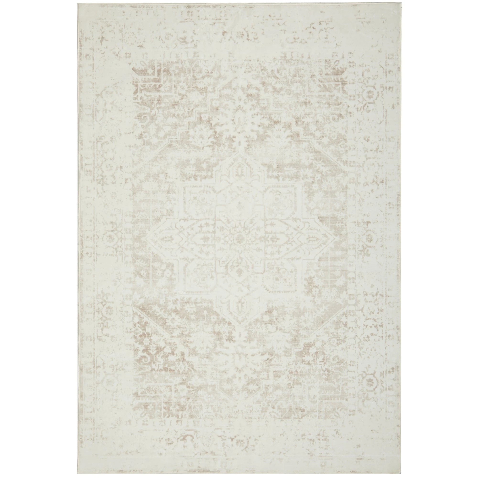 1 Common Ground Rugs Vitality Loni Washable 270x180cm - Large Floor Rug - Natural, 1 of 9