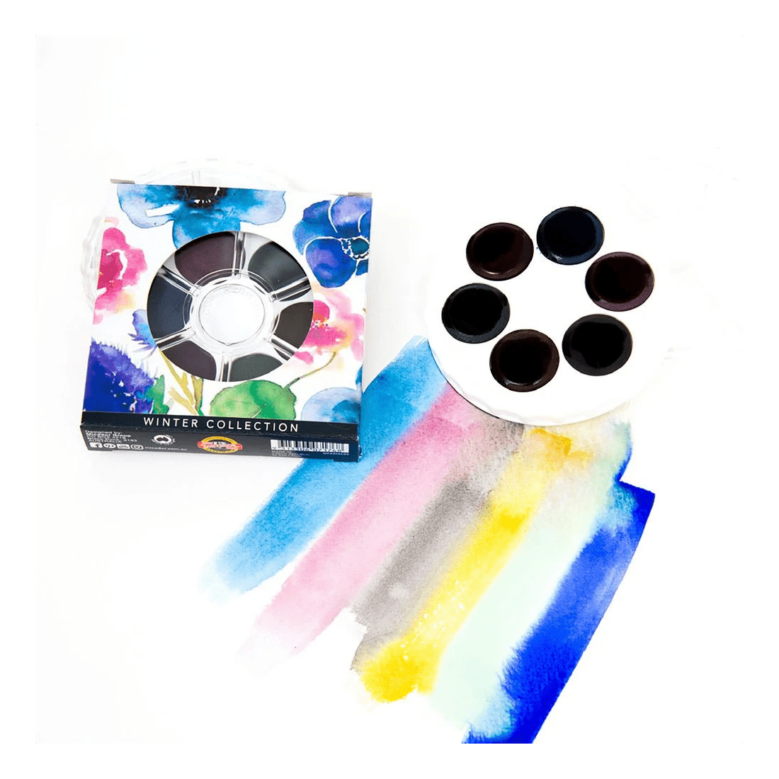 4 Micador for Artists Brilliant Watercolour Disc Winter 6 Pack, 4 of 5