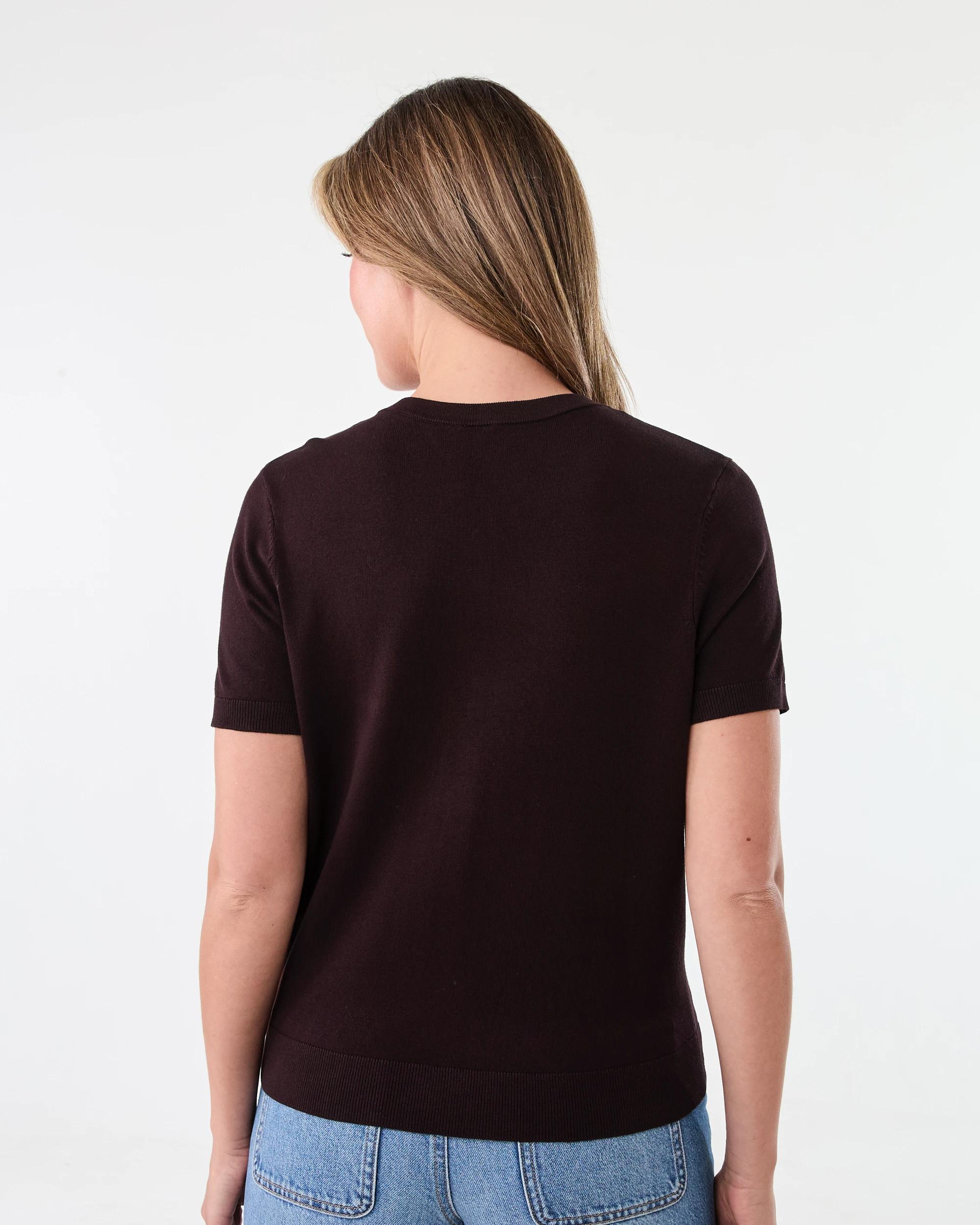 3 Short Sleeve Button Through Top Fudge, 3 of 6