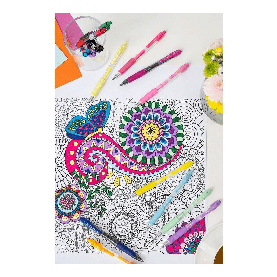 7 PILOT G2 Retractable Gel Pen Fine 0.7mm Black 4 Pack, 7 of 8