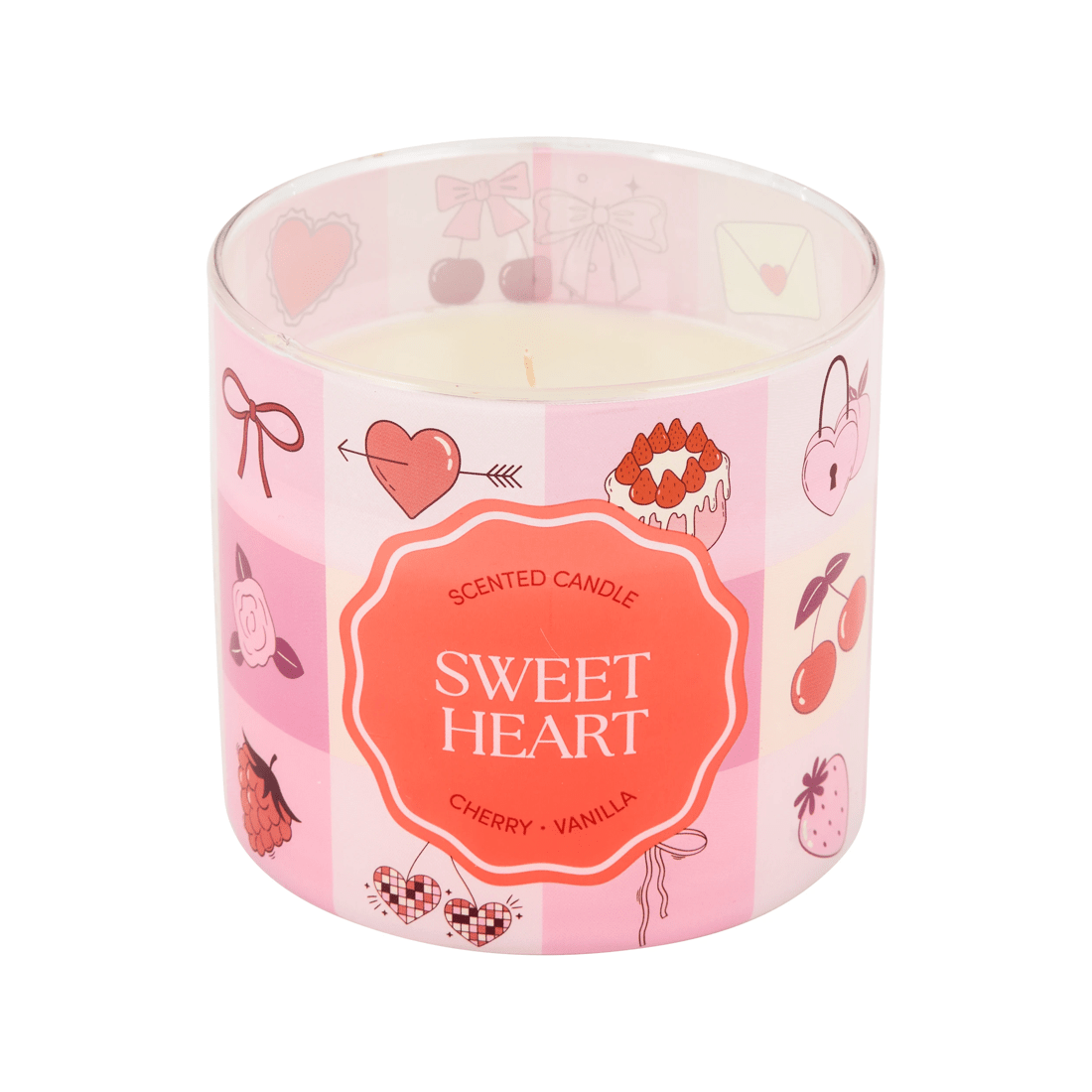2 Graphic Sweet Heart Candle, 2 of 5