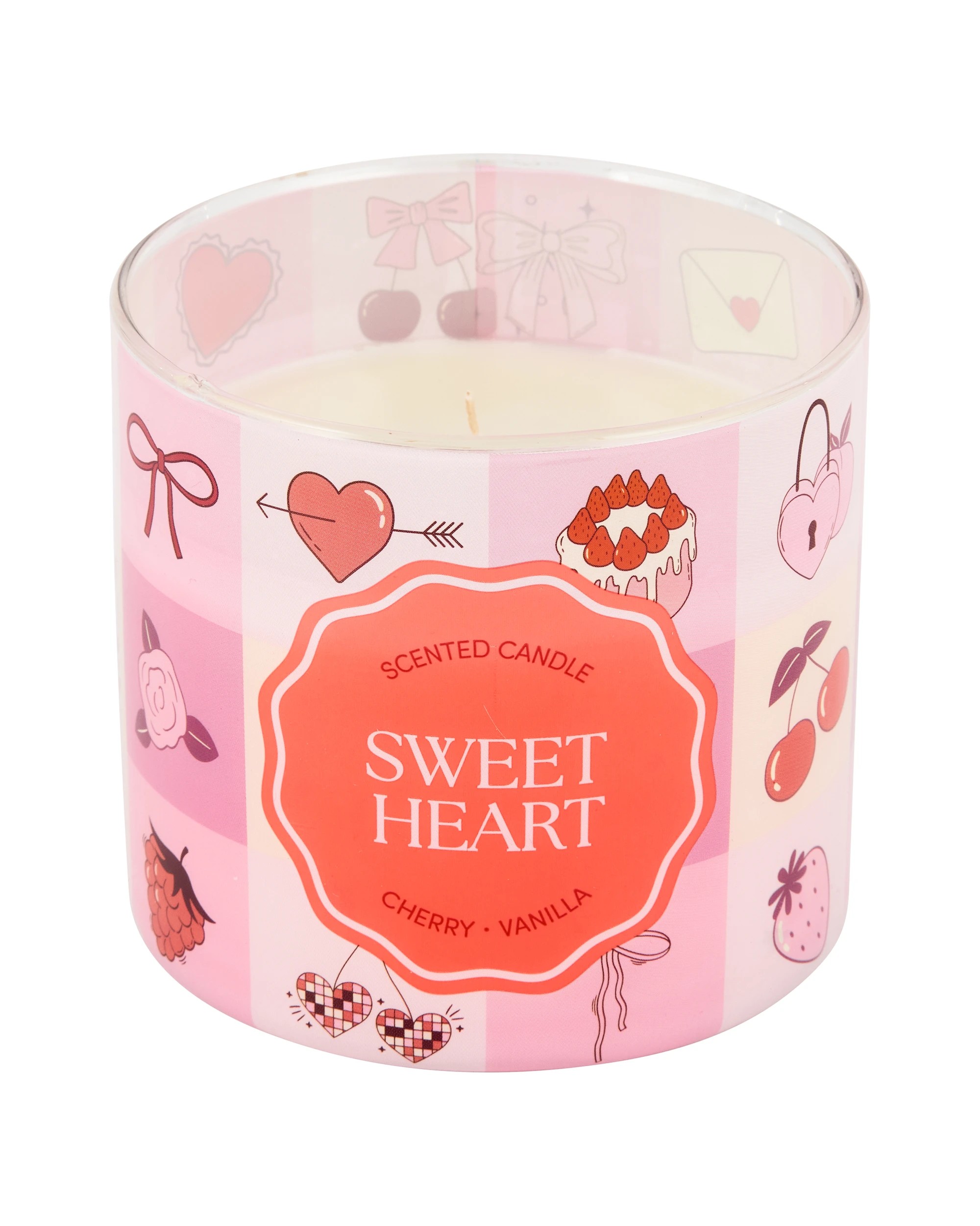 2 Graphic Sweet Heart Candle, 2 of 5