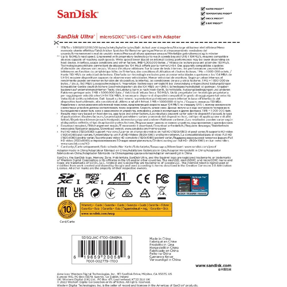 4 SanDisk 1TB Ultra microSDXC Memory Card, 4 of 4