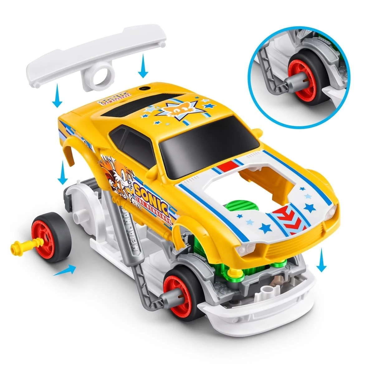 5 Zuru Metal Machines Speed Heroes Sonic The Hedgehog - Assorted, 5 of 10